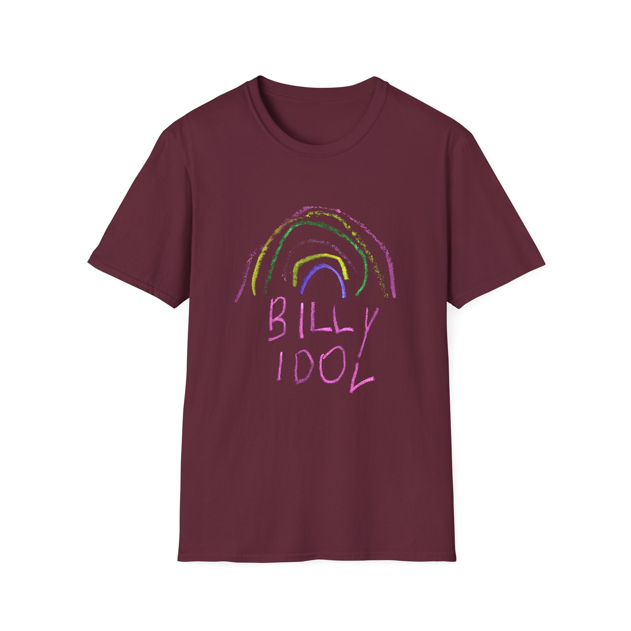 Billy Idol Rainbow Unisex Softstyle T-Shirt