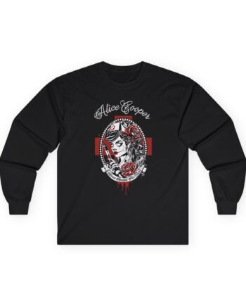 Alice Cooper Nurse Rosetta Unisex Ultra Cotton Long Sleeve Tee