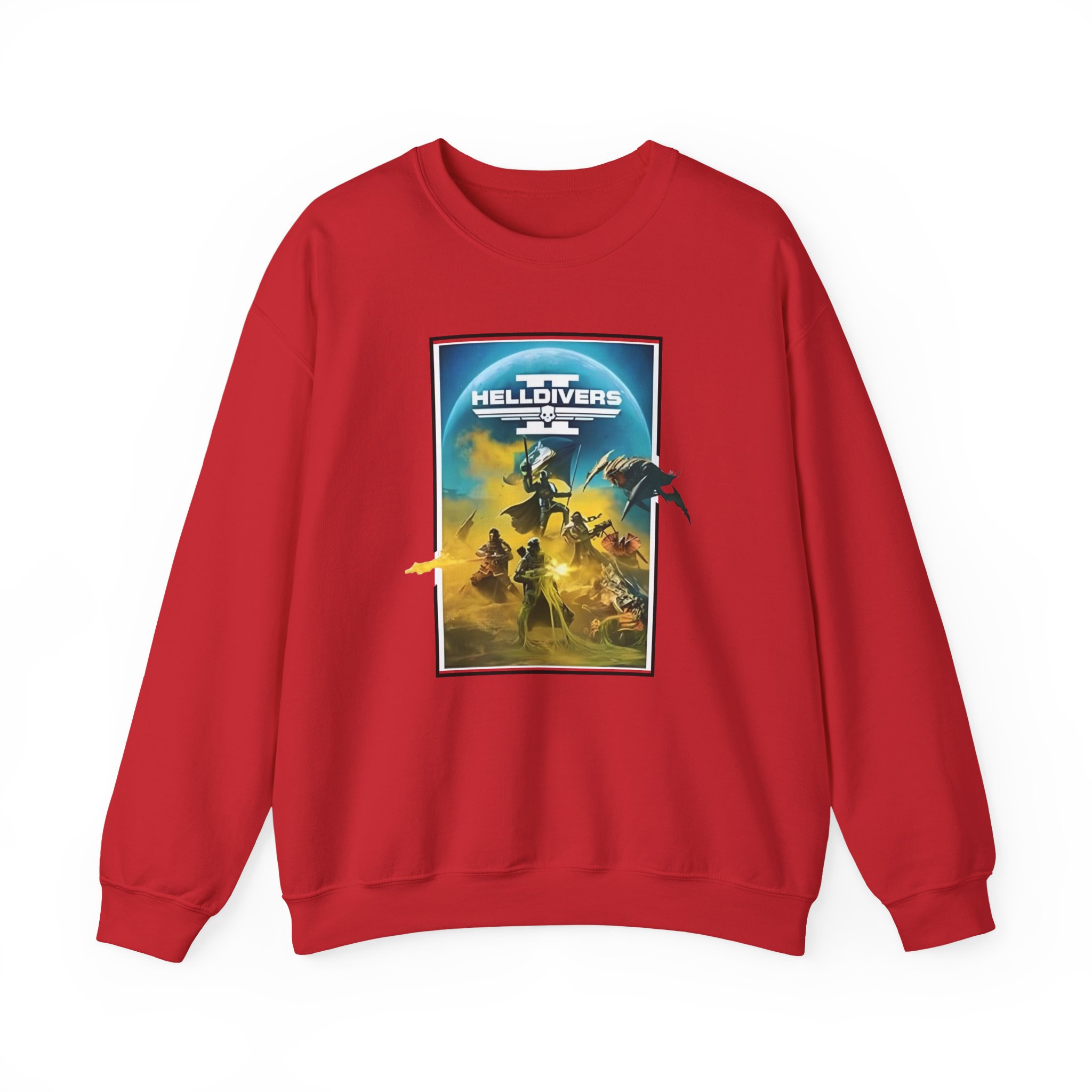 Helldivers Key Art Unisex Heavy Blendâ„¢ Crewneck Sweatshirt