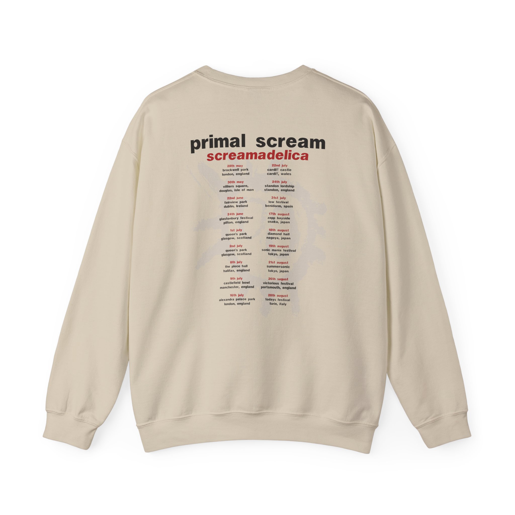 Primal Scream Screamadelica Tour Unisex Heavy Blendâ„¢ Crewneck Sweatshirt