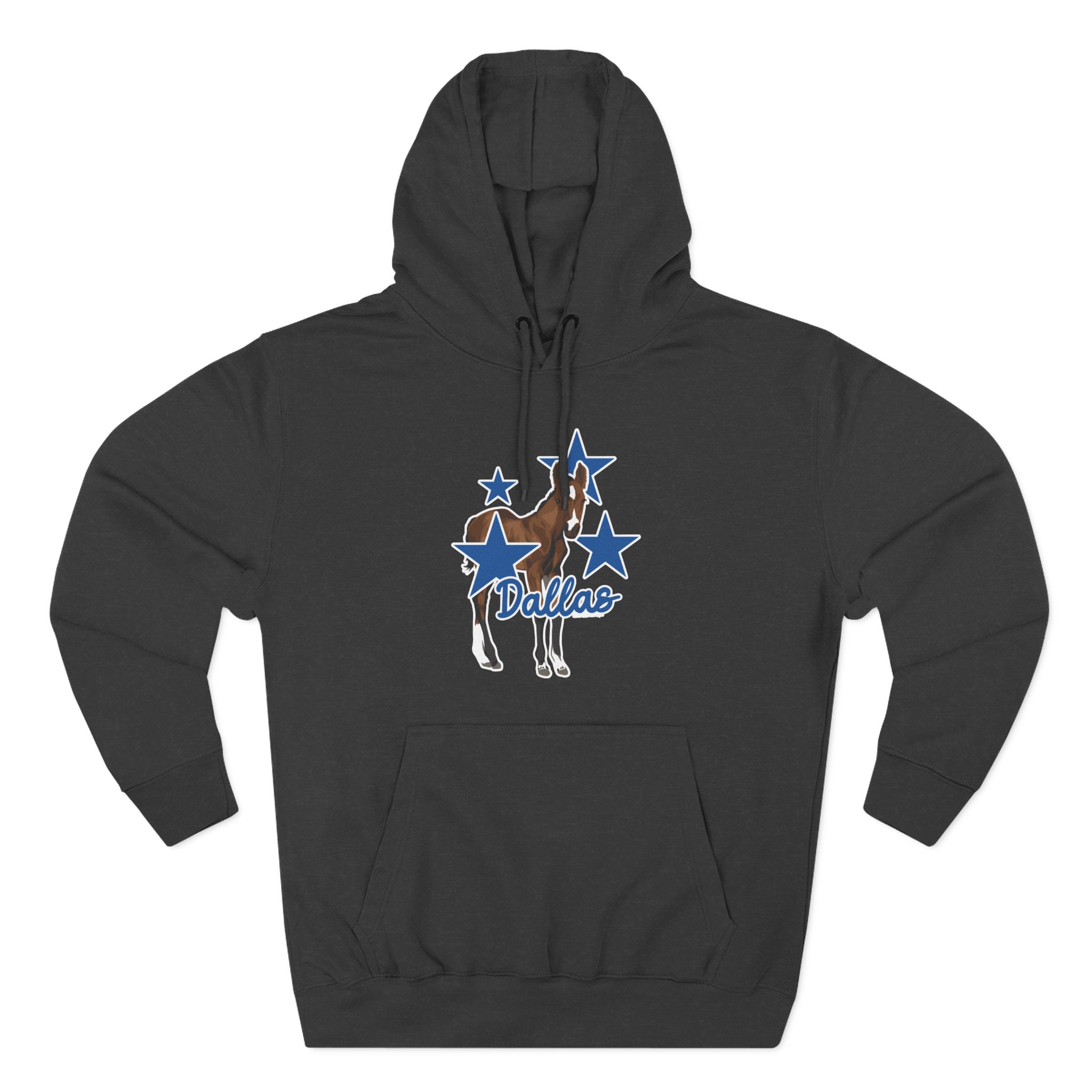 Katie Van Slyke Dallas Three-Panel Fleece Hoodie