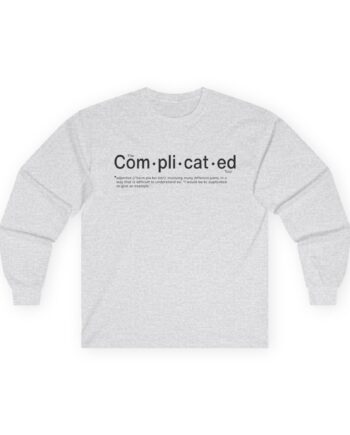Joshua Bassett Complicated Definition Unisex Ultra Cotton Long Sleeve Tee