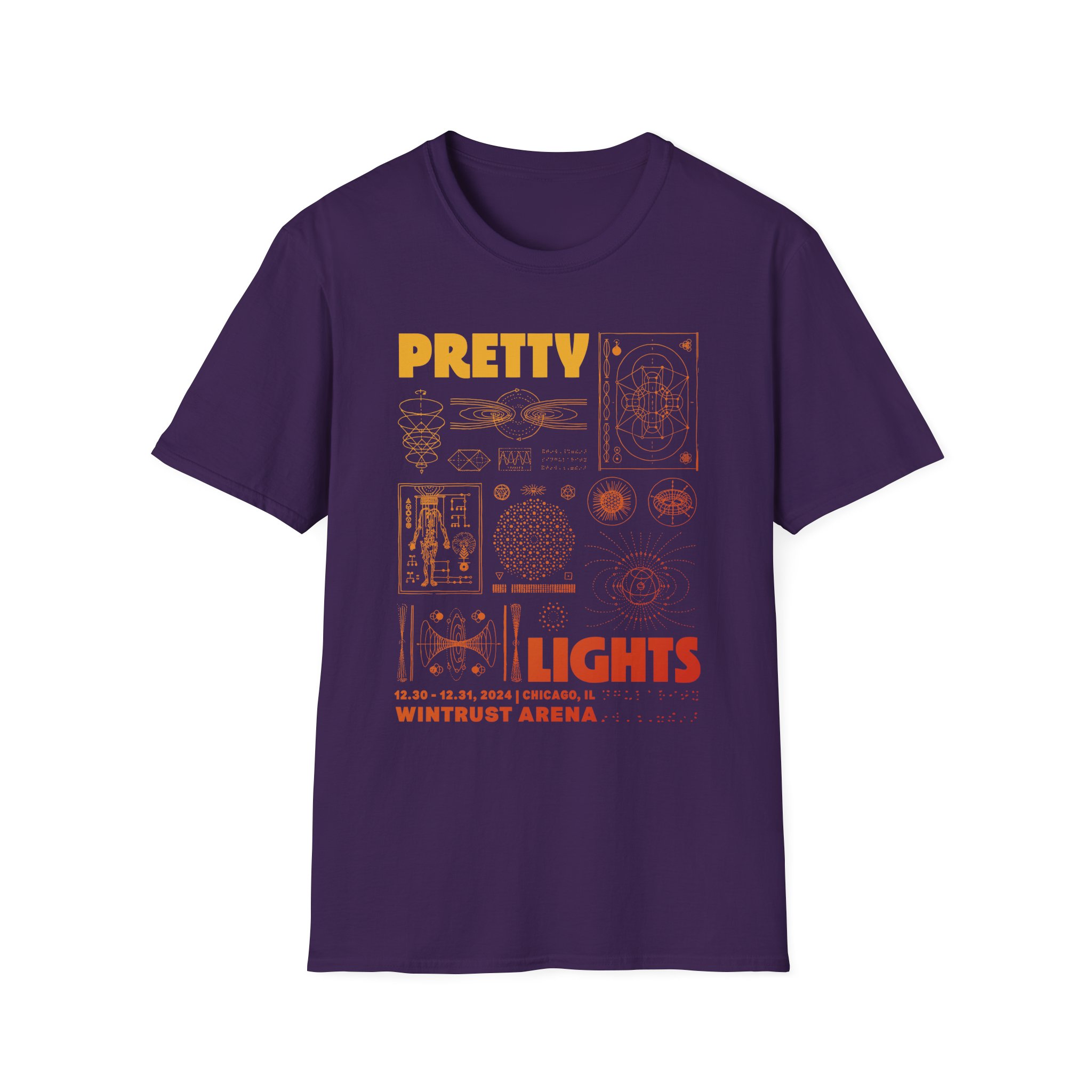 Pretty Lights Lucid Livestream @ Wintrust Arena Unisex Softstyle T-Shirt