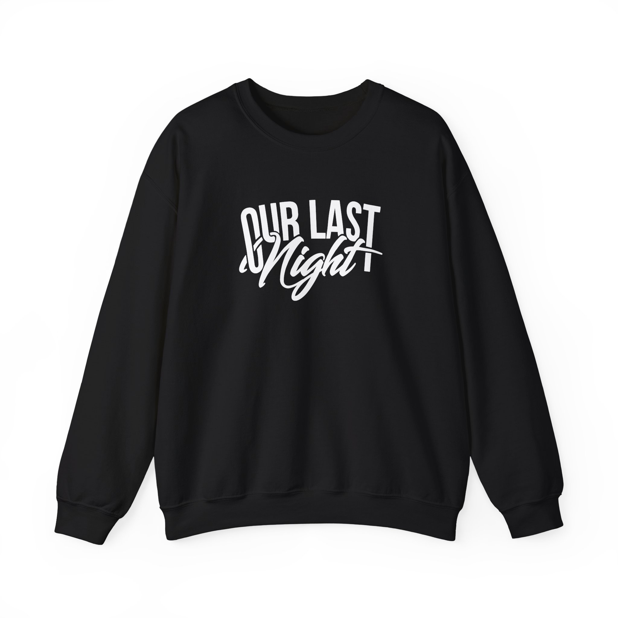 Our Last Night Script Unisex Heavy Blendâ„¢ Crewneck Sweatshirt