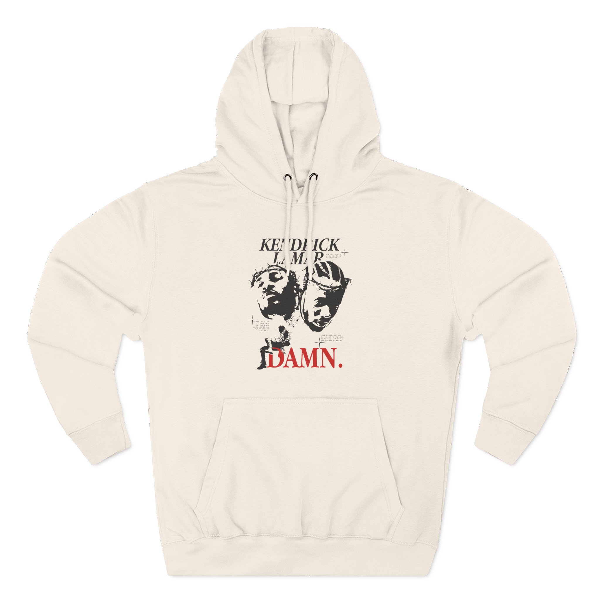 Kendrick Lamar Damn Three-Panel Fleece Hoodie