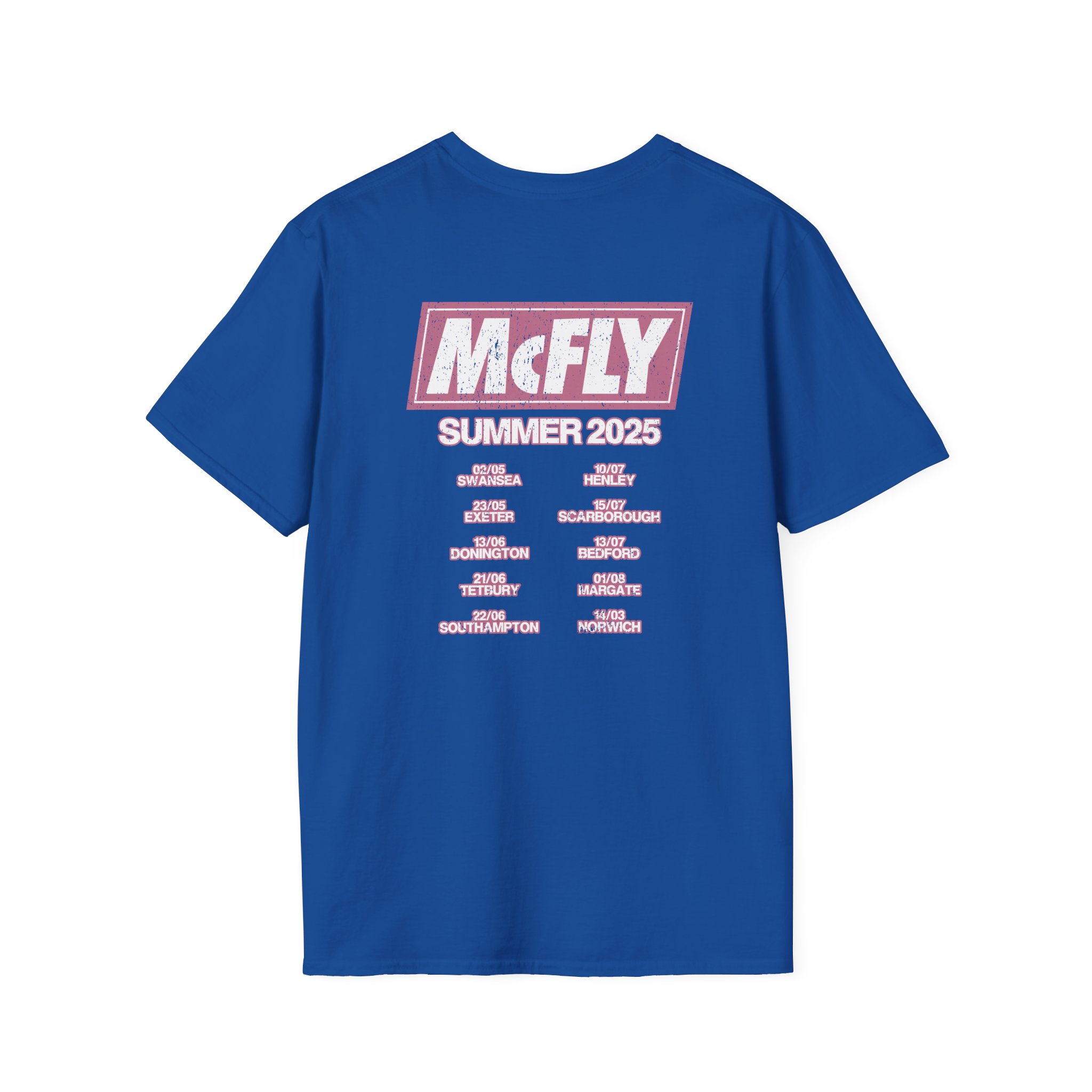 Mcfly Summer 2025 Tour Unisex Softstyle T-shirt