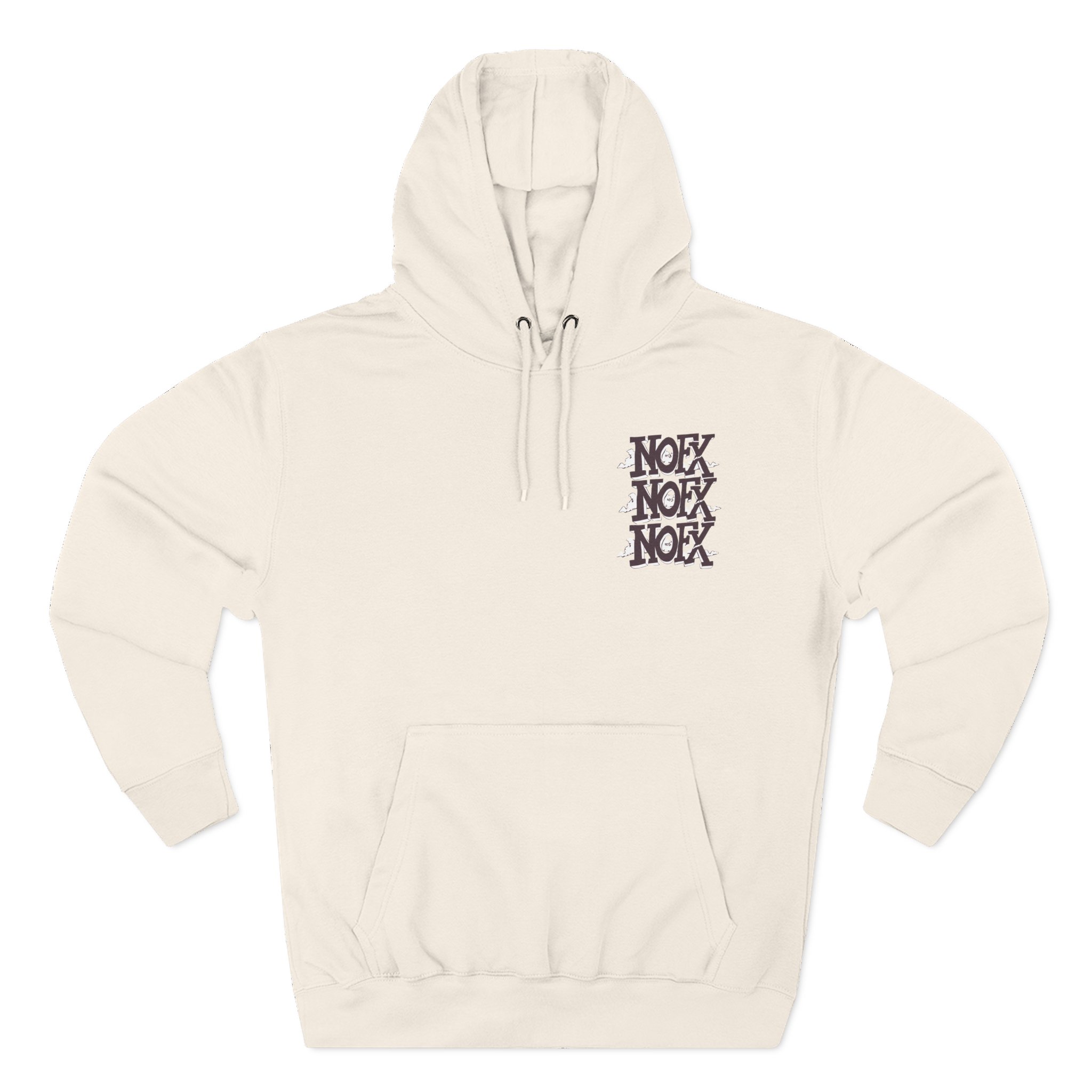 Nofx Allbums Three-Panel Fleece Hoodie