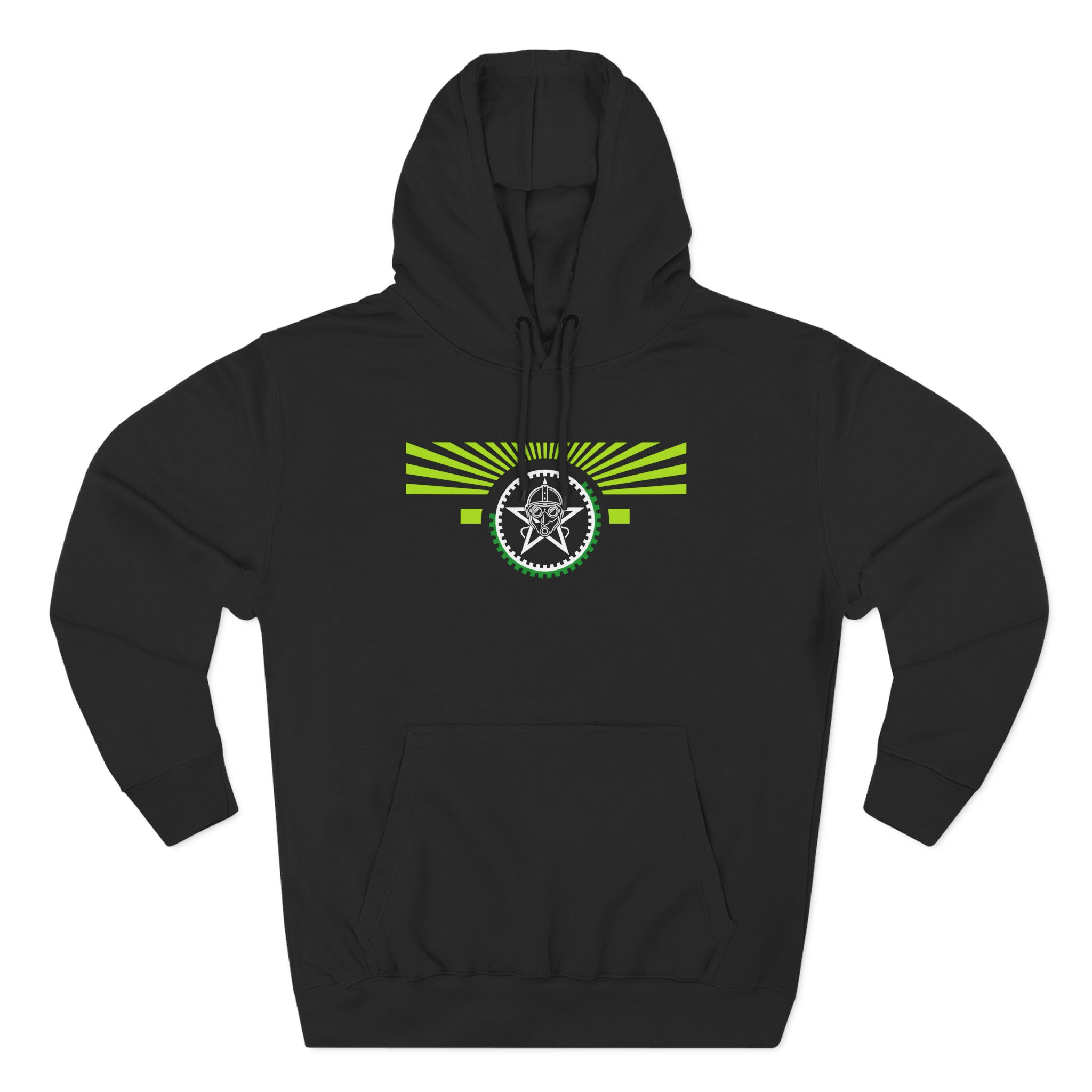 The Sisters of Mercy Green Rays Three-Panel Fleece Hoodie