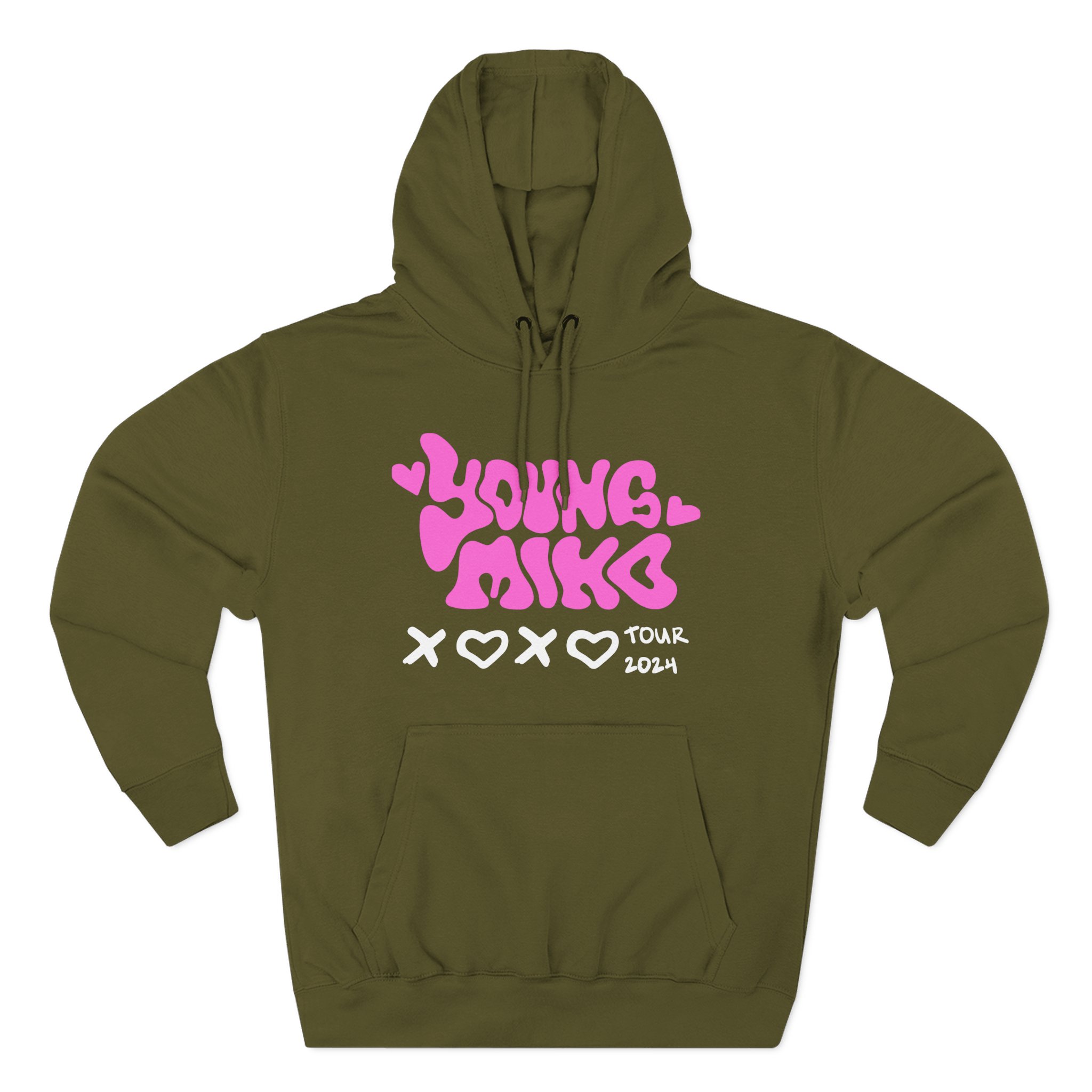 Young Miko Three-Panel Fleece Hoodie