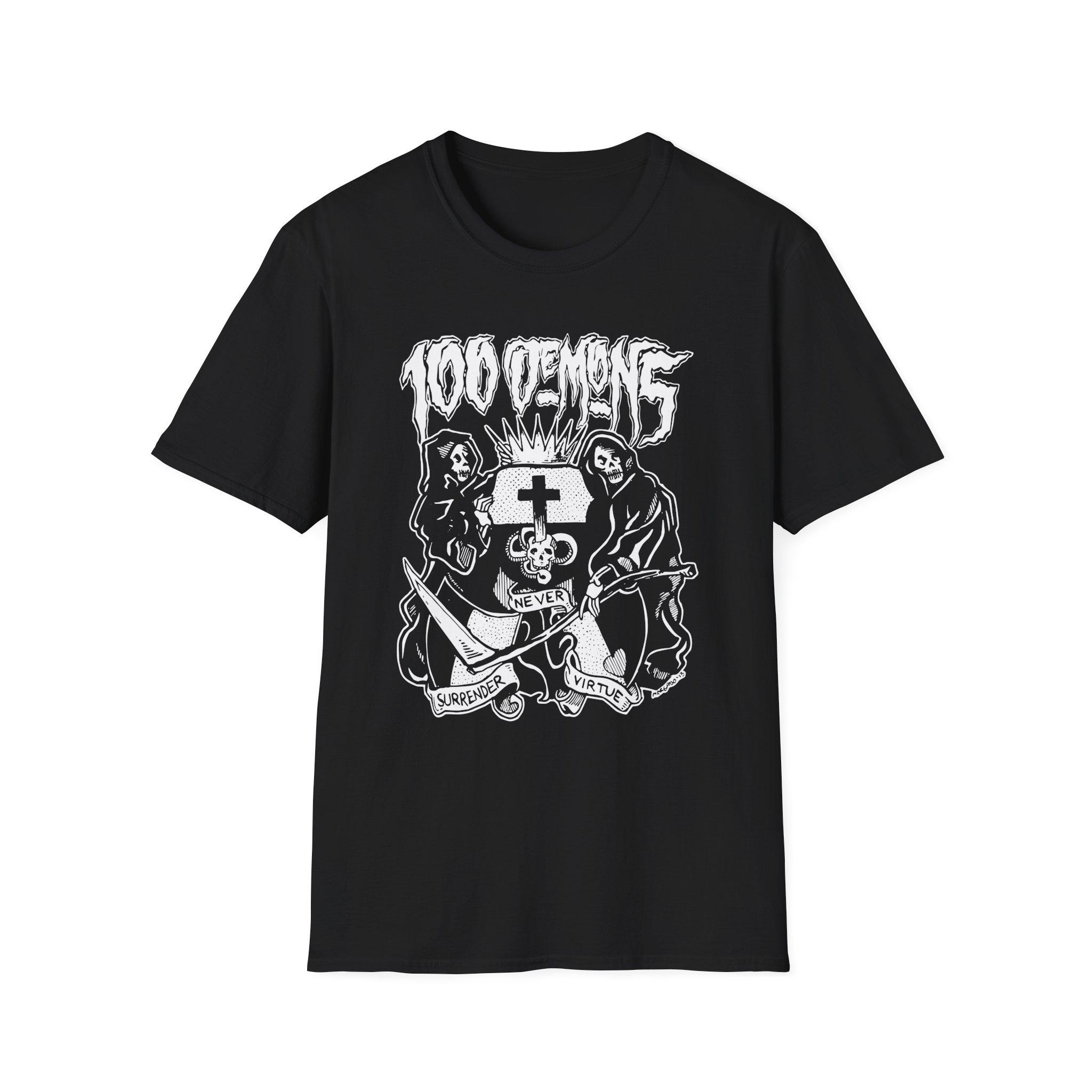 100 Demons Unisex Softstyle T-Shirt