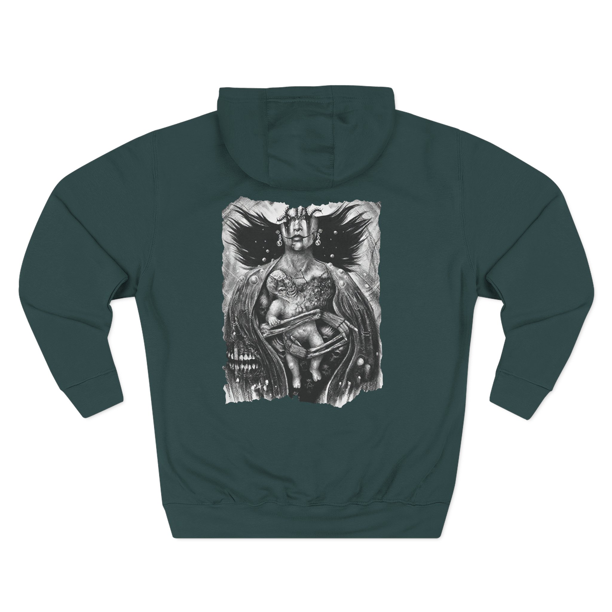 Avatar Band Barren Cloth Mother Three-Panel Fleece Hoodie