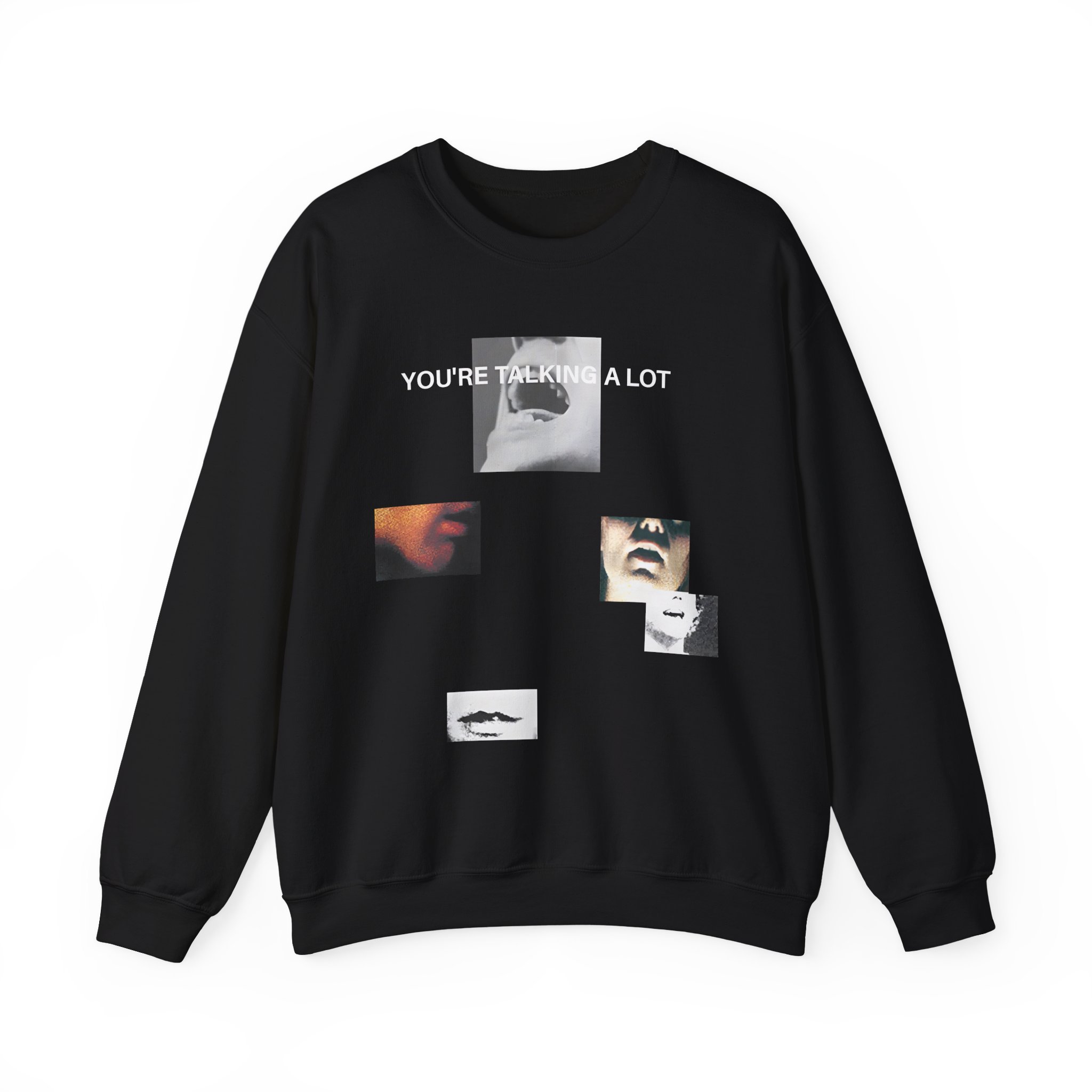 Talking Heads You're Talking a Lot Unisex Heavy Blendâ„¢ Crewneck Sweatshirt