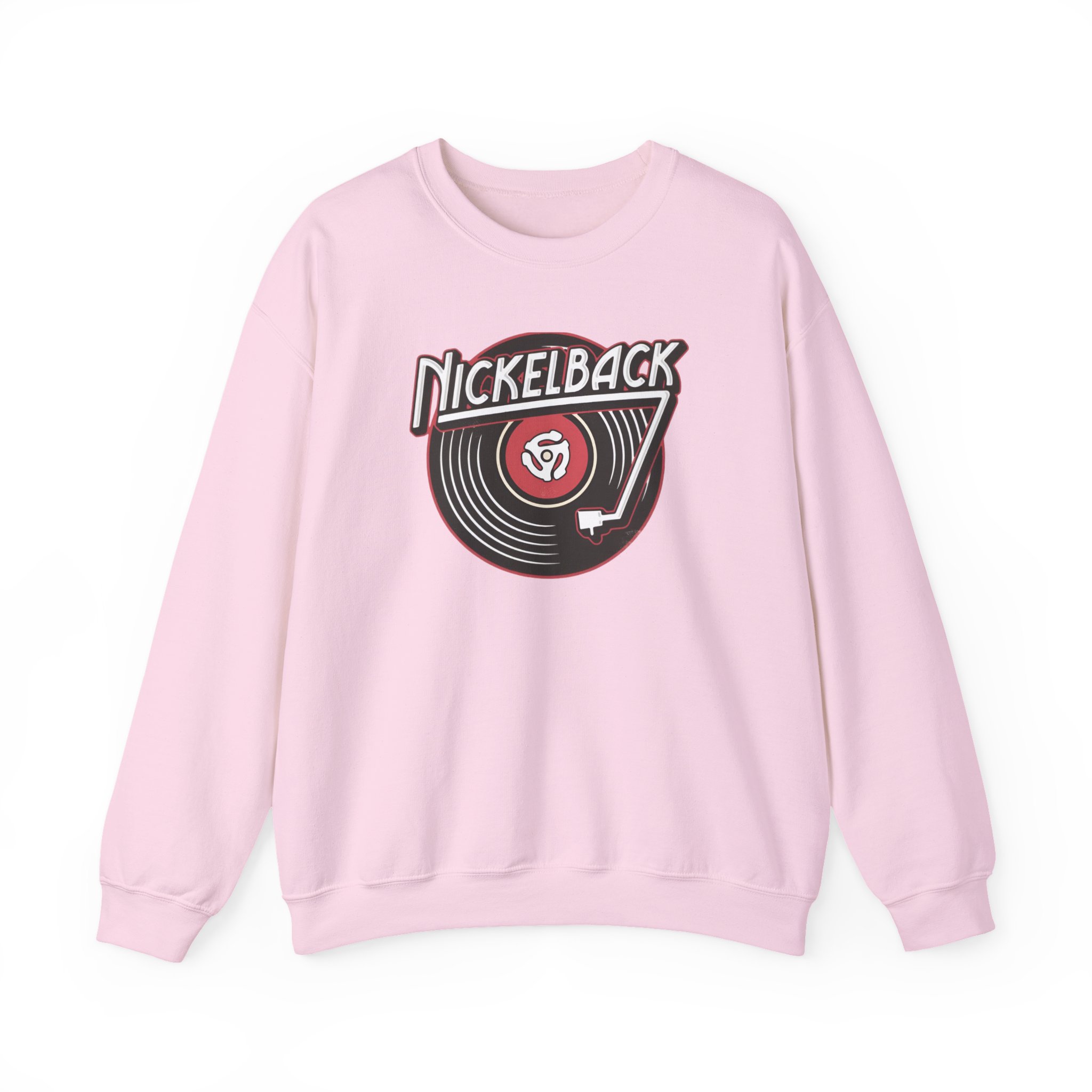 Nickelback Record Natural Ringer Unisex Heavy Blendâ„¢ Crewneck Sweatshirt