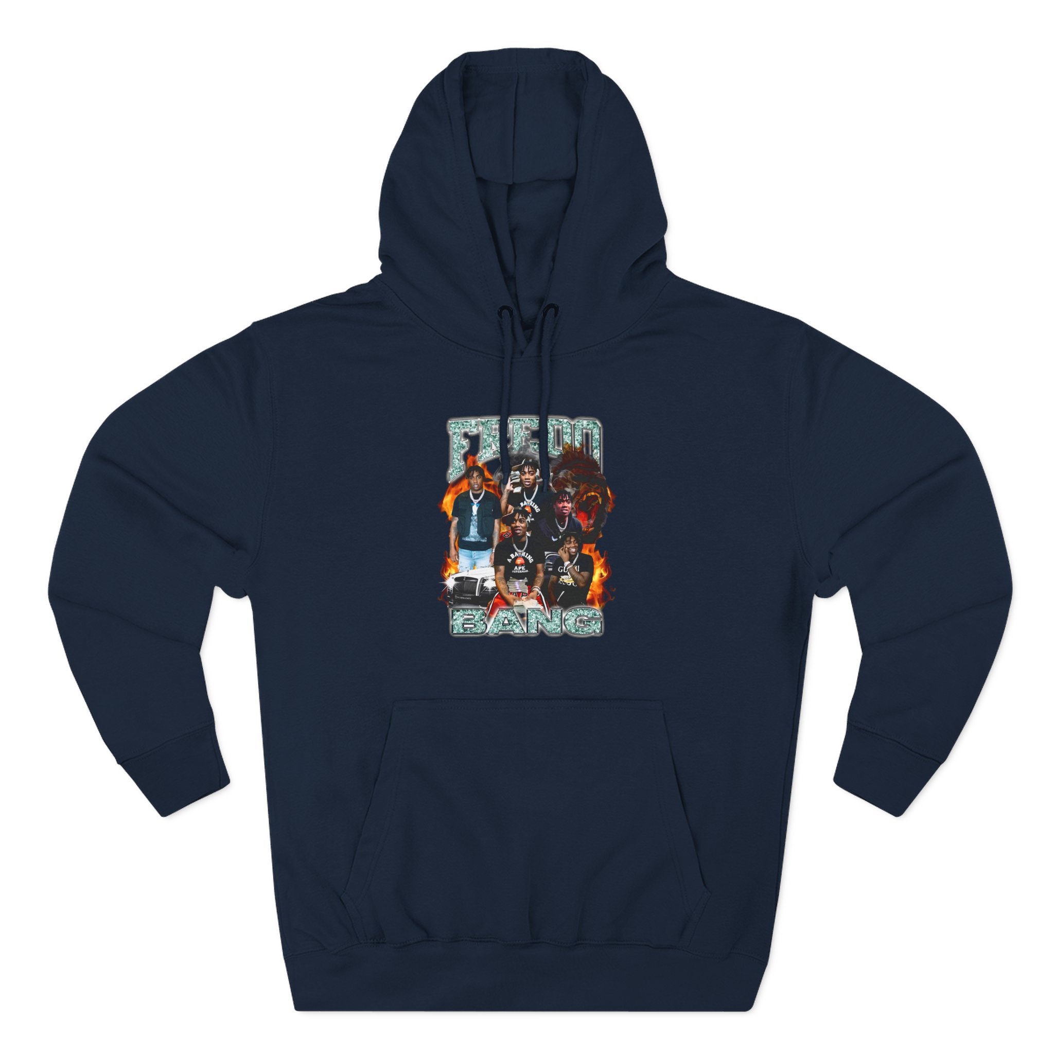 Fredo Bang Three-Panel Fleece Hoodie