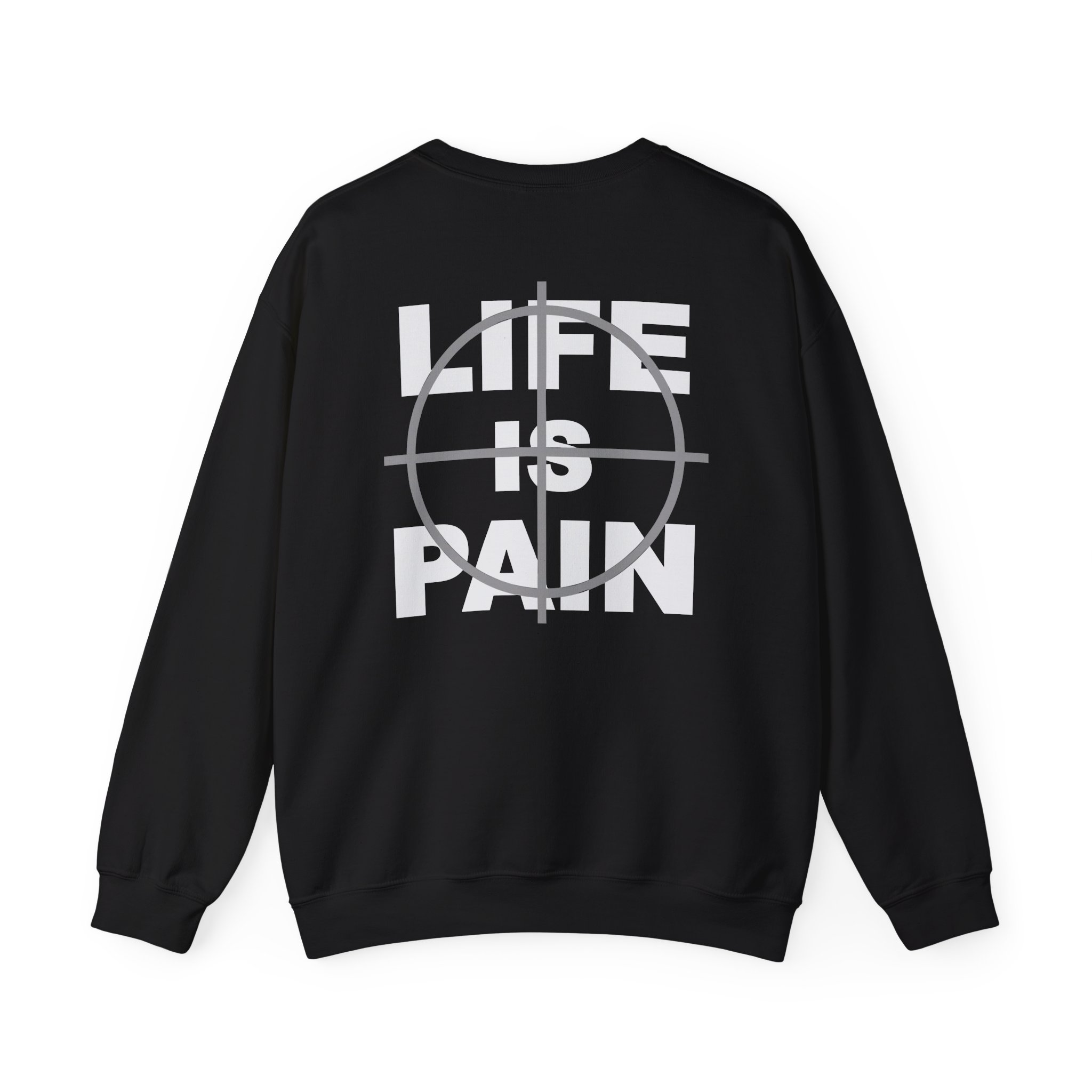 Merauder Life is Pain Unisex Heavy Blendâ„¢ Crewneck Sweatshirt