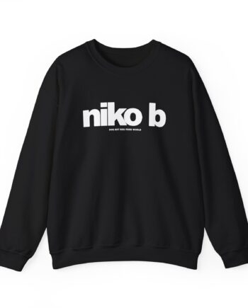 Niko B Dog Eat Dog Food World Unisex Heavy Blend Crewneck Sweatshirt