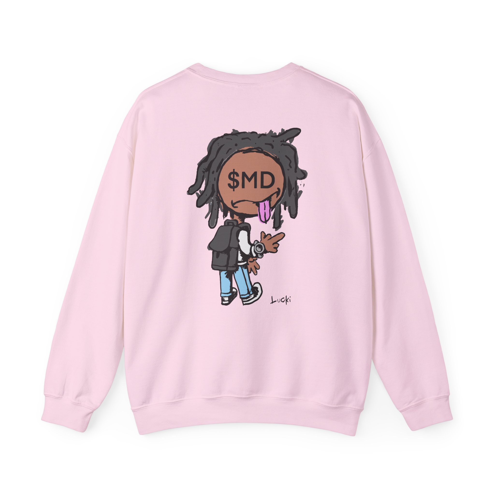 Lucki Flawless Like Me SMD Unisex Heavy Blendâ„¢ Crewneck Sweatshirt