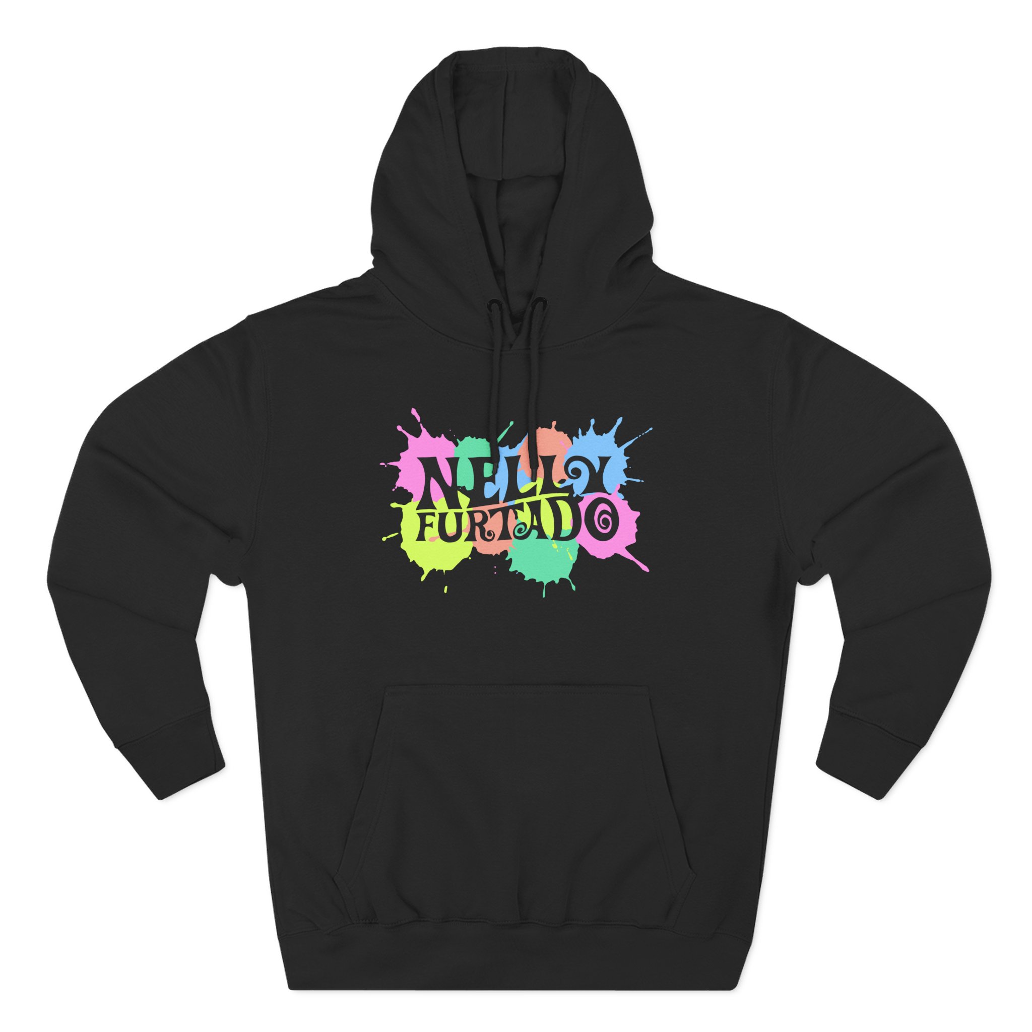 Nelly Furtado Three-Panel Fleece Hoodie
