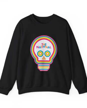 The National Lightbulb Skull Unisex Heavy Blend Crewneck Sweatshirt