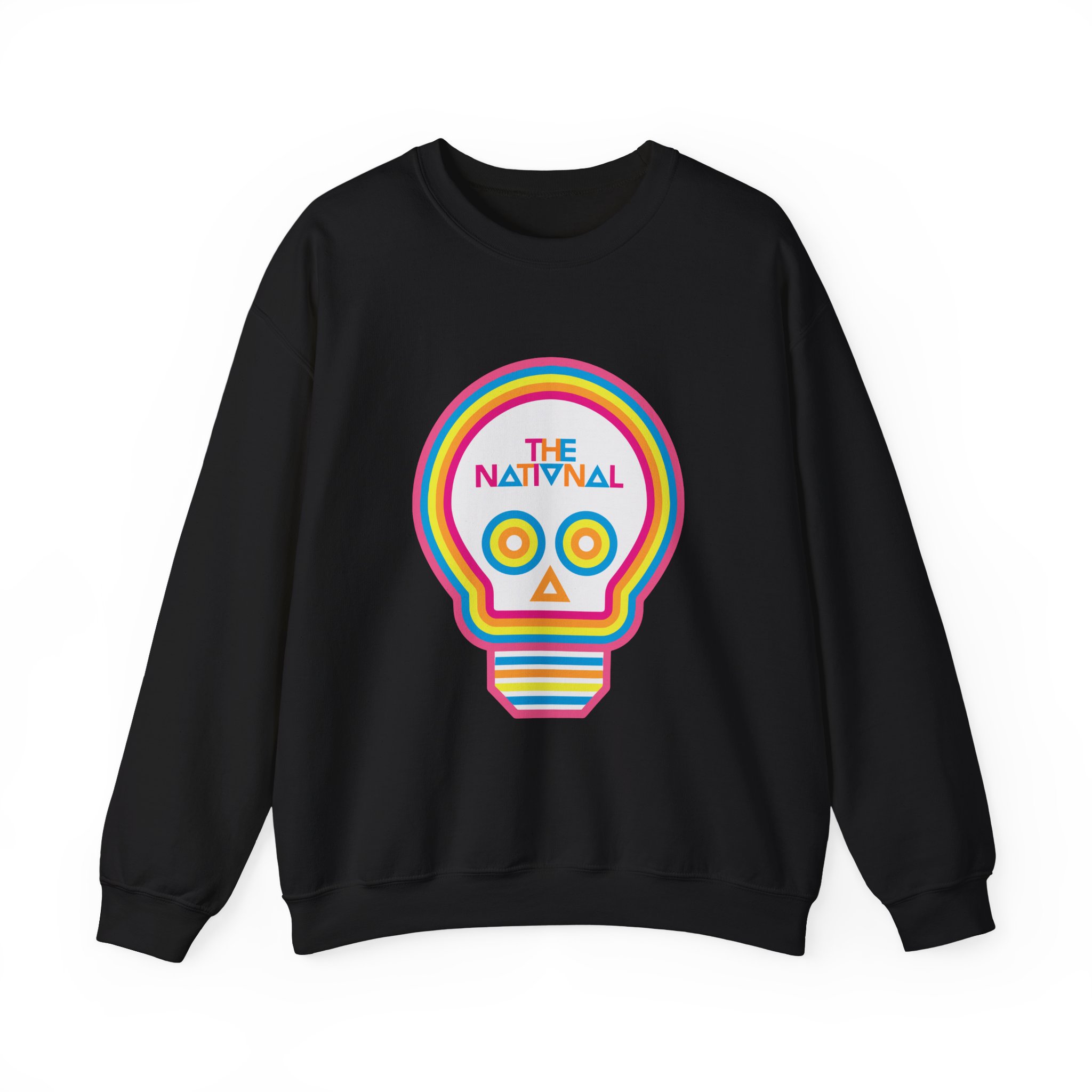 The National Lightbulb Skull Unisex Heavy Blend Crewneck Sweatshirt