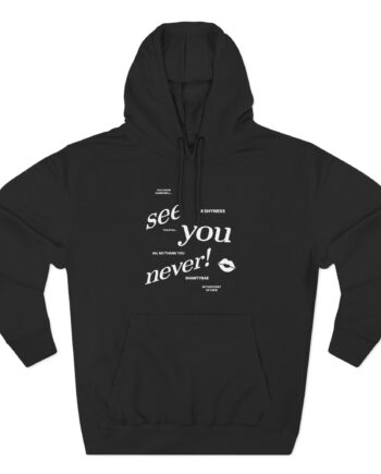Shawty Bae Diss Gurrr Anniversary Three-Panel Fleece Hoodie
