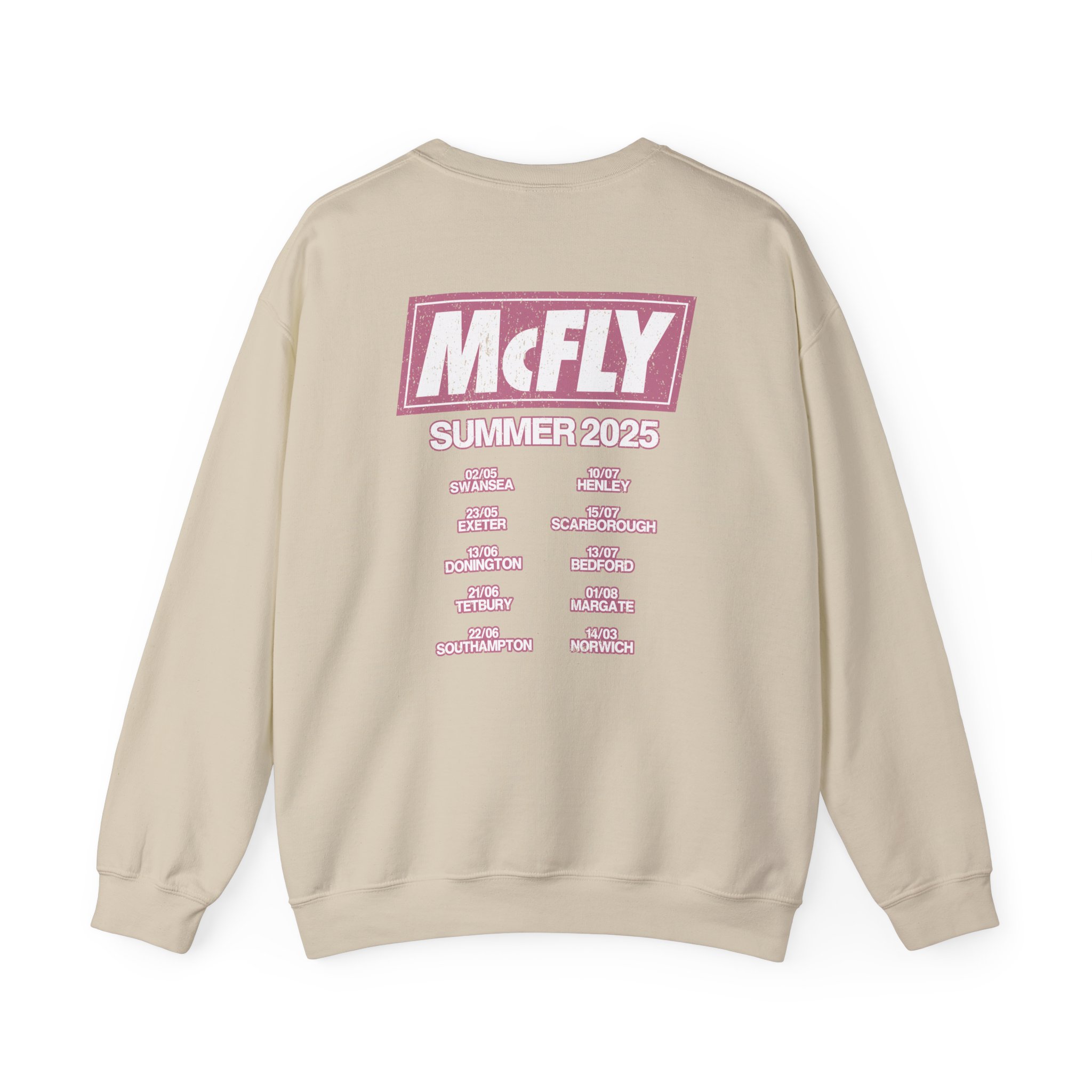 Mcfly Summer 2025 Tour Unisex Heavy Blend Crewneck Sweatshirt
