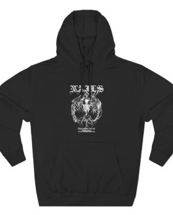 Nails Not Be Forgiven Three-Panel Fleece Hoodie