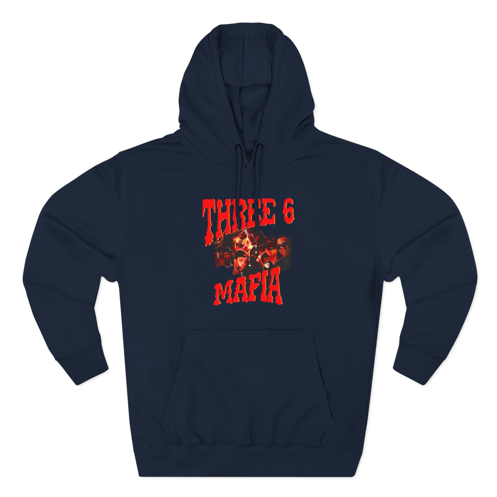 Three 6 Mafia Yo Rep Three-Panel Fleece Hoodie