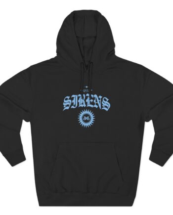 Sleeping With Sirens Barbed Wire Three-Panel Fleece Hoodie