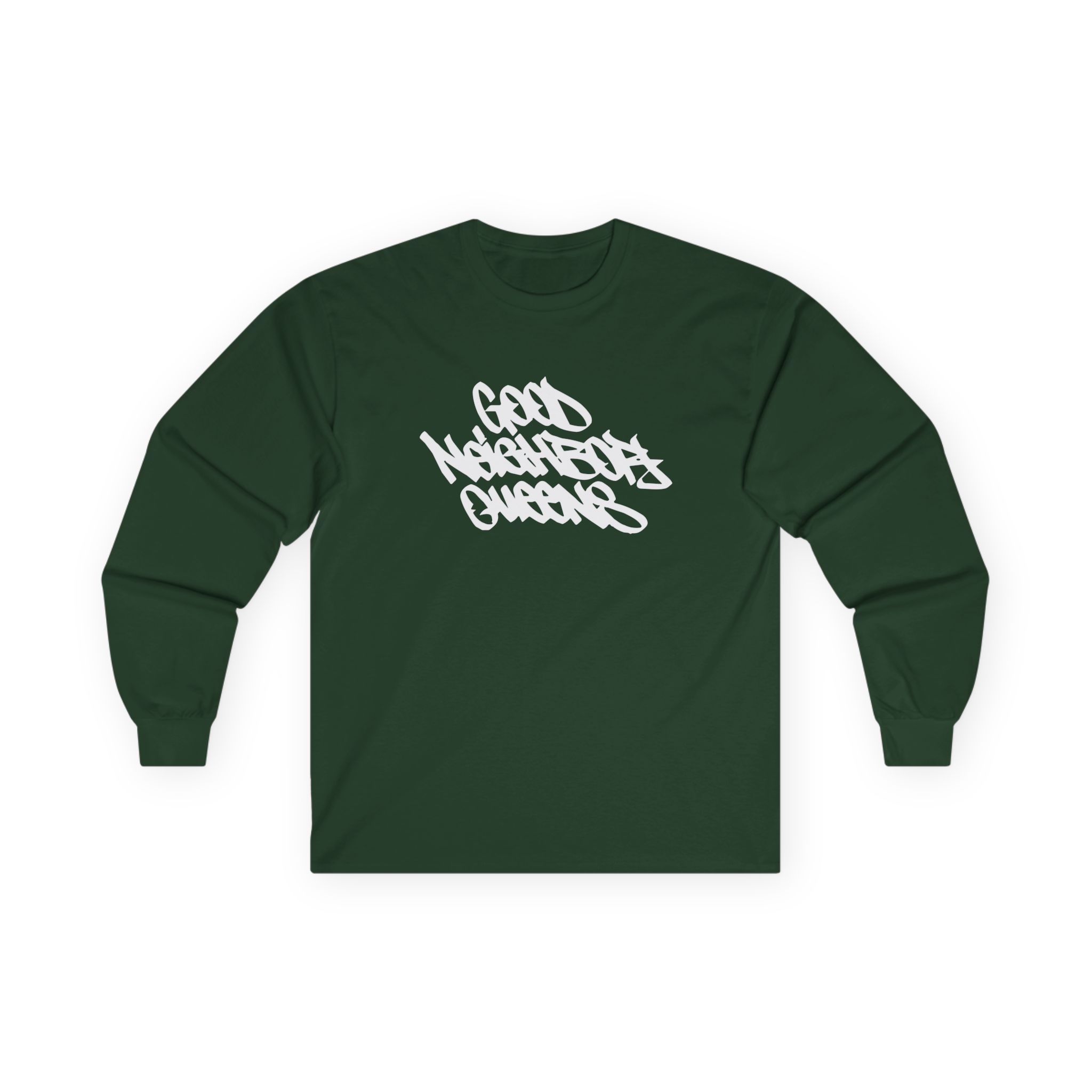 Good Neighbours Queens 3m Reflective Unisex Ultra Cotton Long Sleeve Tee