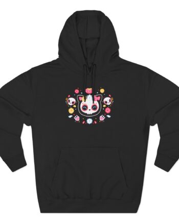 Aphmau Sugar Skull Cat Three-Panel Fleece Hoodie