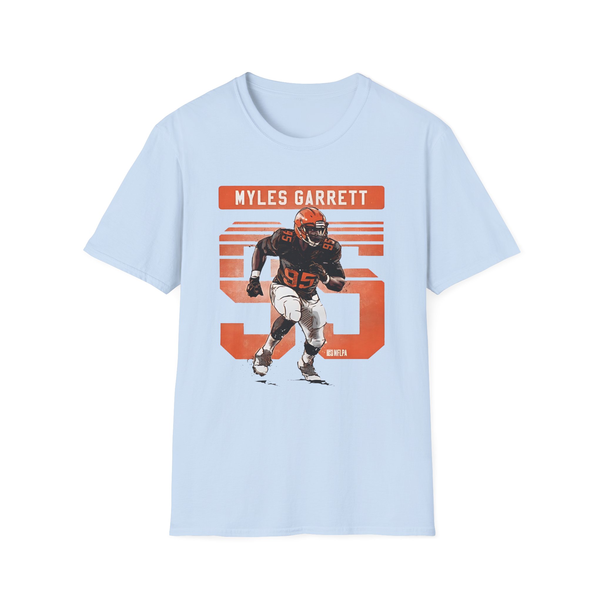 Myles Garrett Grunge Unisex Softstyle T-Shirt