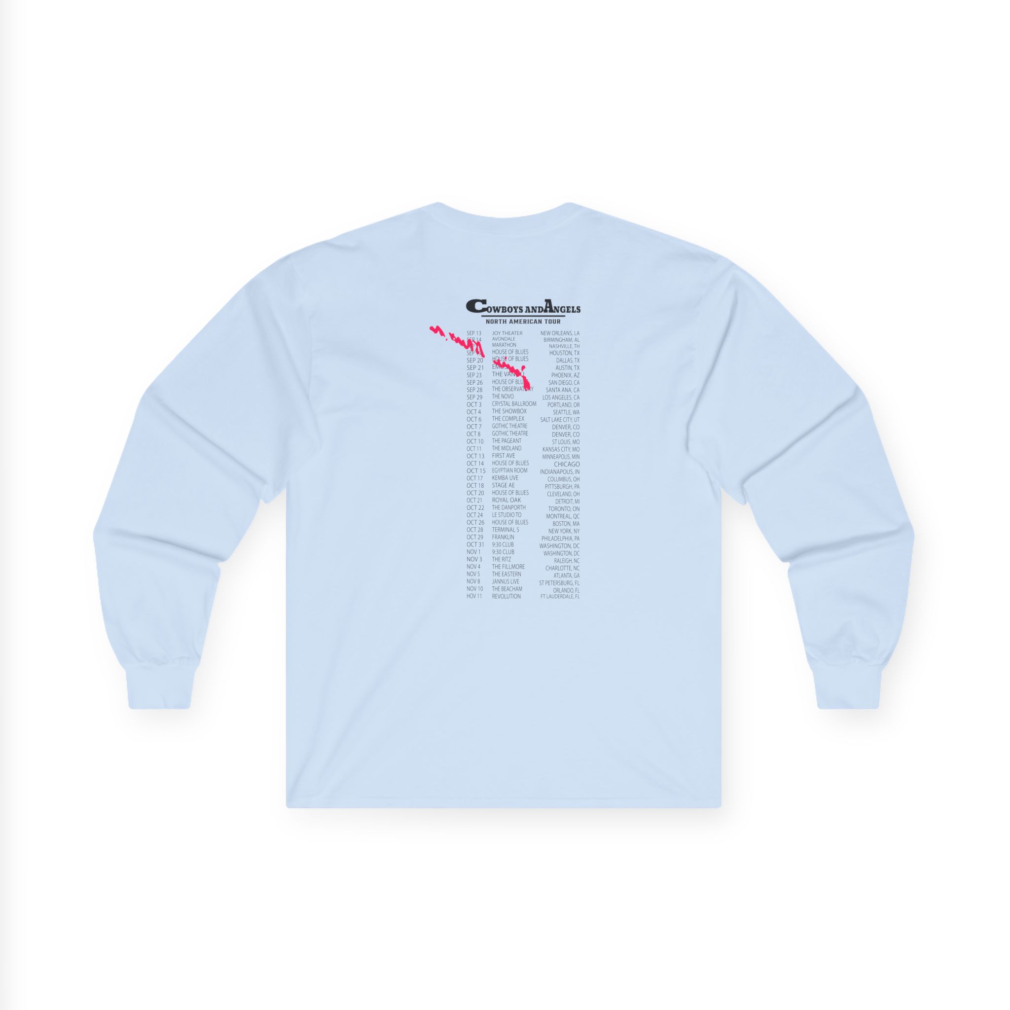 Jessie Murph Cowboys & Angels Tour Unisex Ultra Cotton Long Sleeve Tee