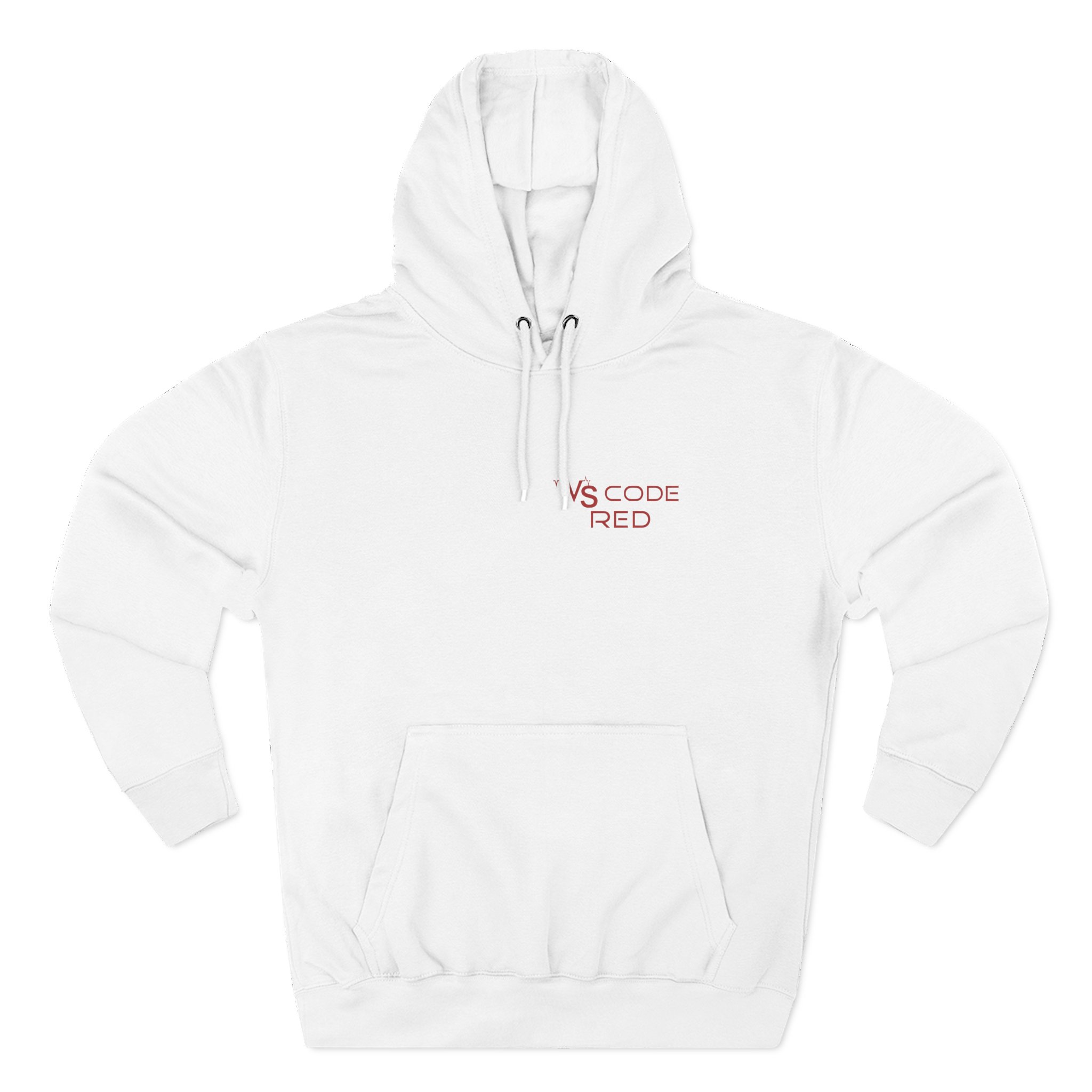 Katie Van Slyke VS Code Red Three-Panel Fleece Hoodie