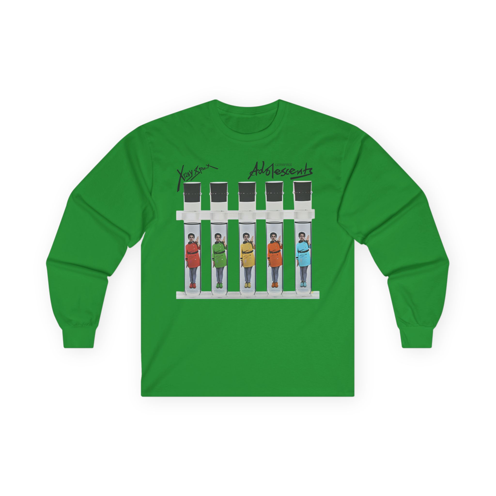 X-ray Spex Germ Free Five Tube Unisex Ultra Cotton Long Sleeve Tee