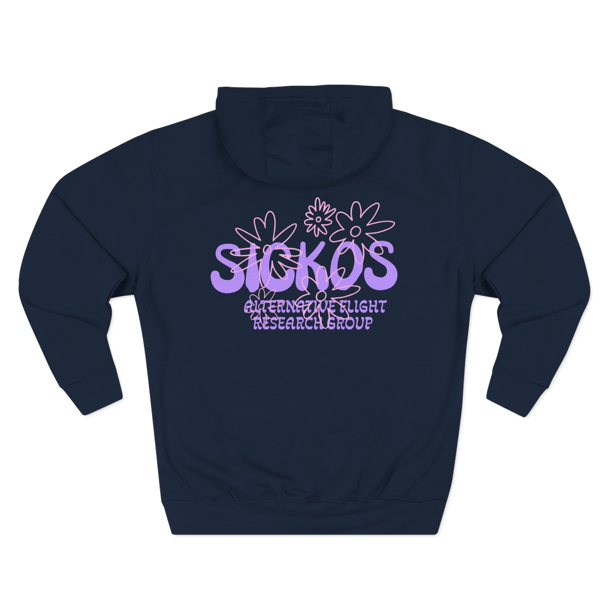 Sickos Three-Panel Fleece Hoodie