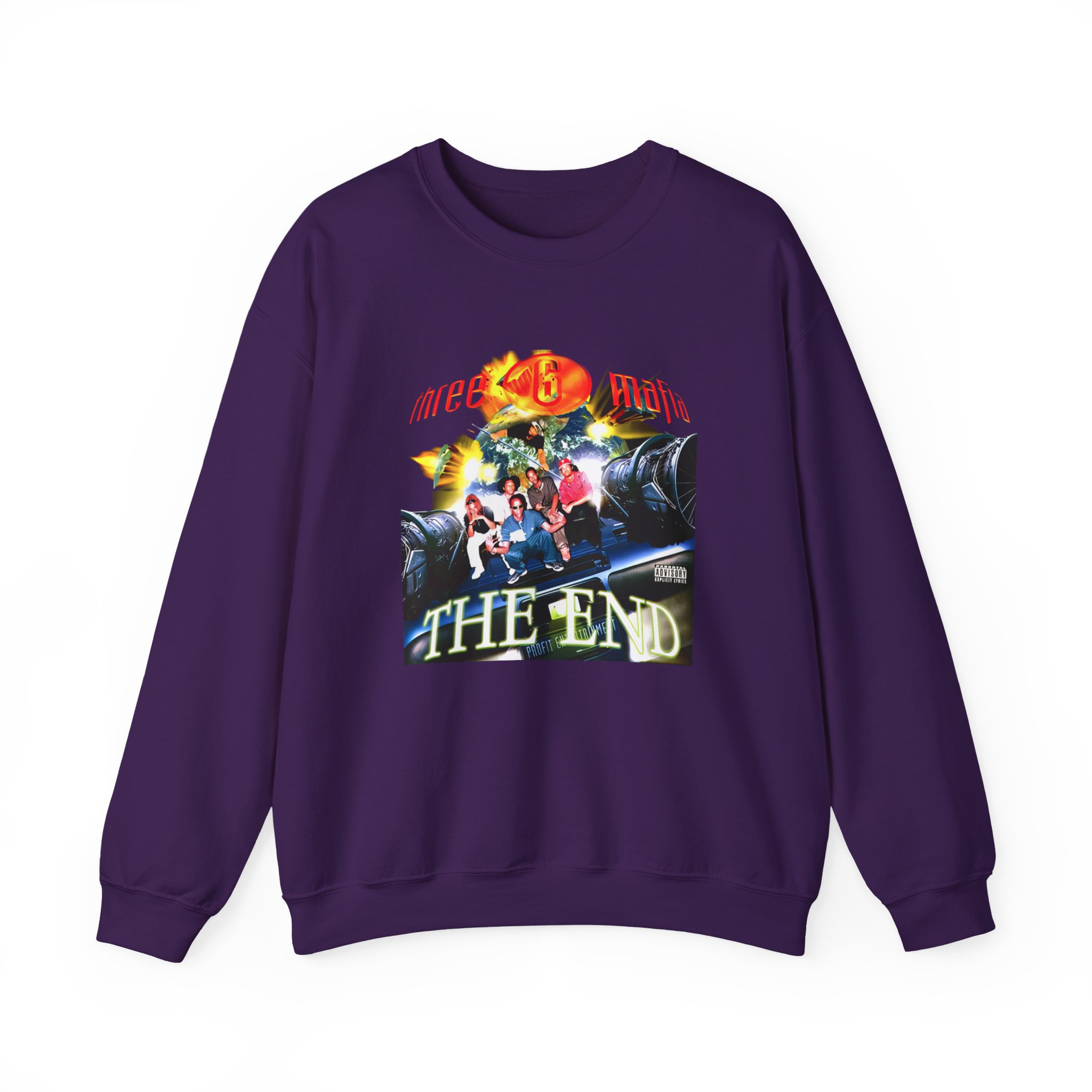 Three 6 Mafia the End Unisex Heavy Blendâ„¢ Crewneck Sweatshirt