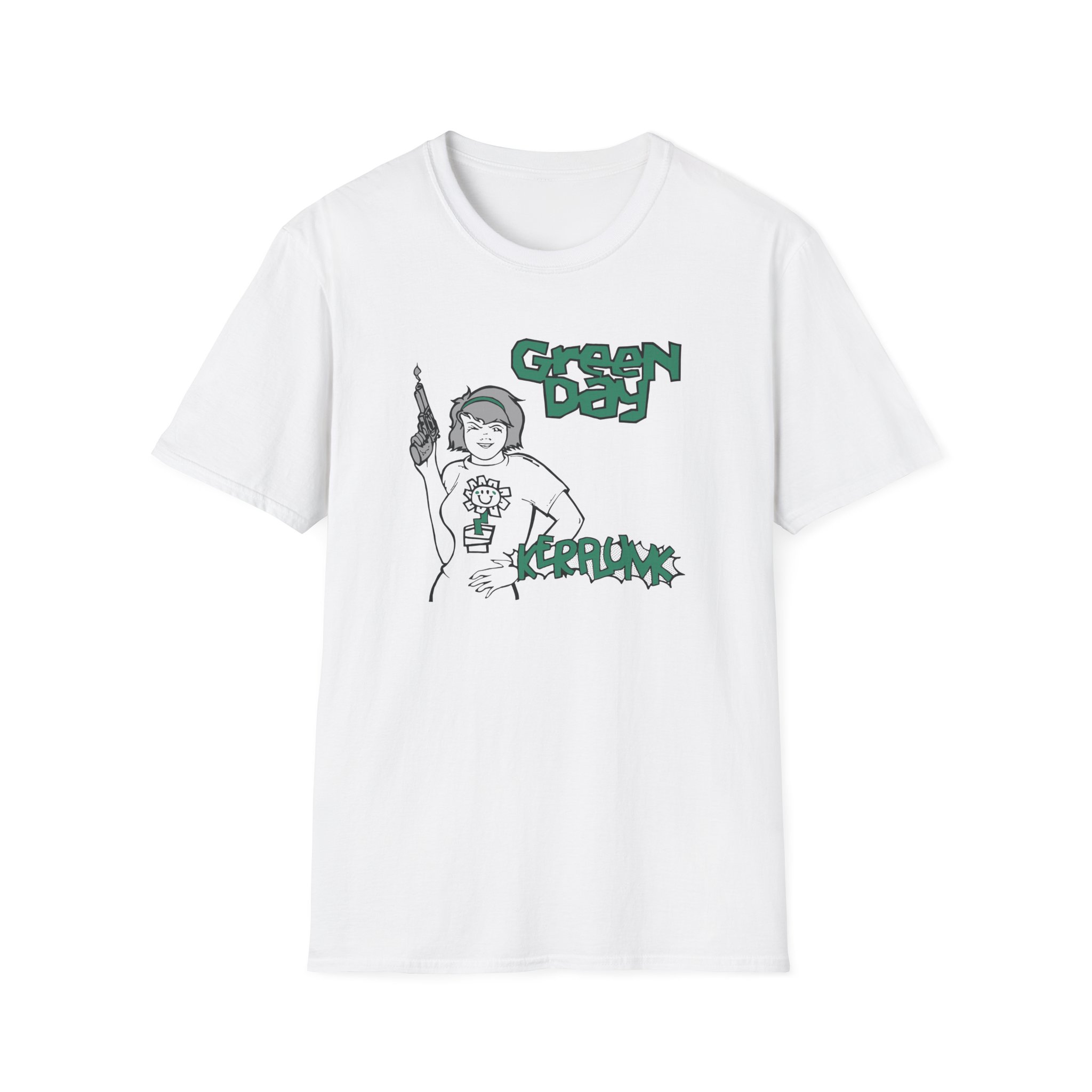 Green Day Kerplunk Baseball Unisex Softstyle T-Shirt