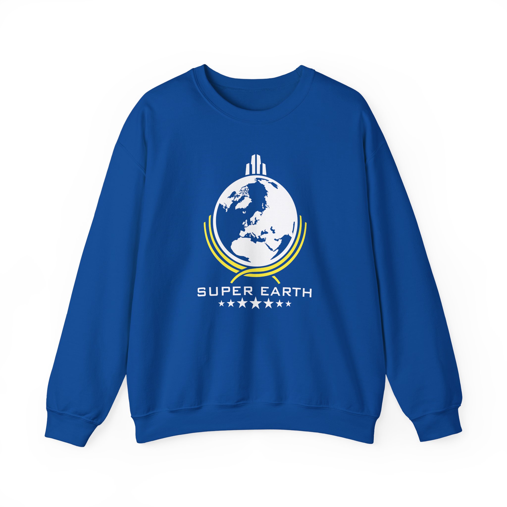 Helldivers Super Earth Unisex Heavy Blendâ„¢ Crewneck Sweatshirt
