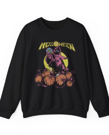 Helloween Pumpkin Garden Unisex Heavy Blend™ Crewneck Sweatshirt