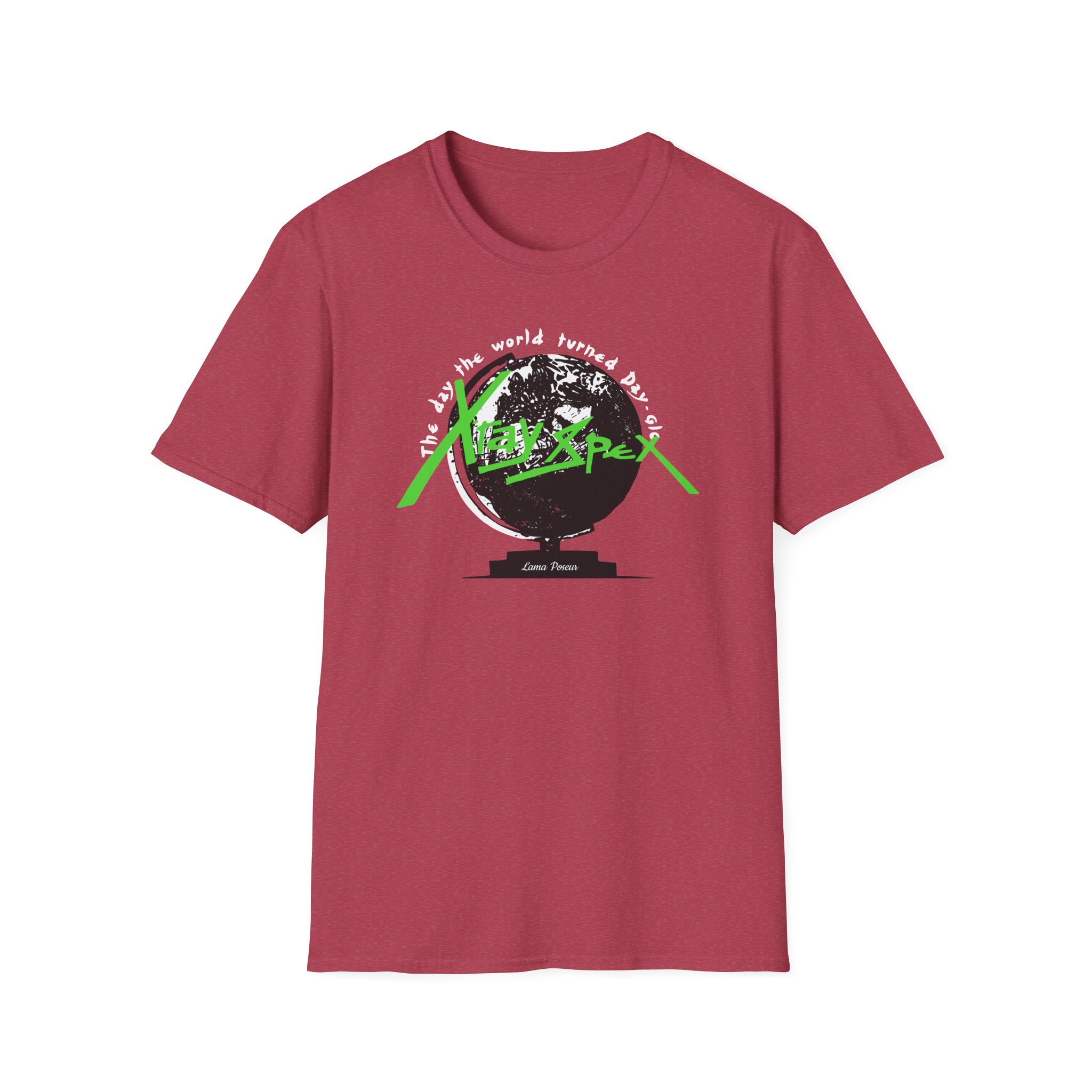 X-ray Spex Day-Glo Globe Unisex Softstyle T-Shirt