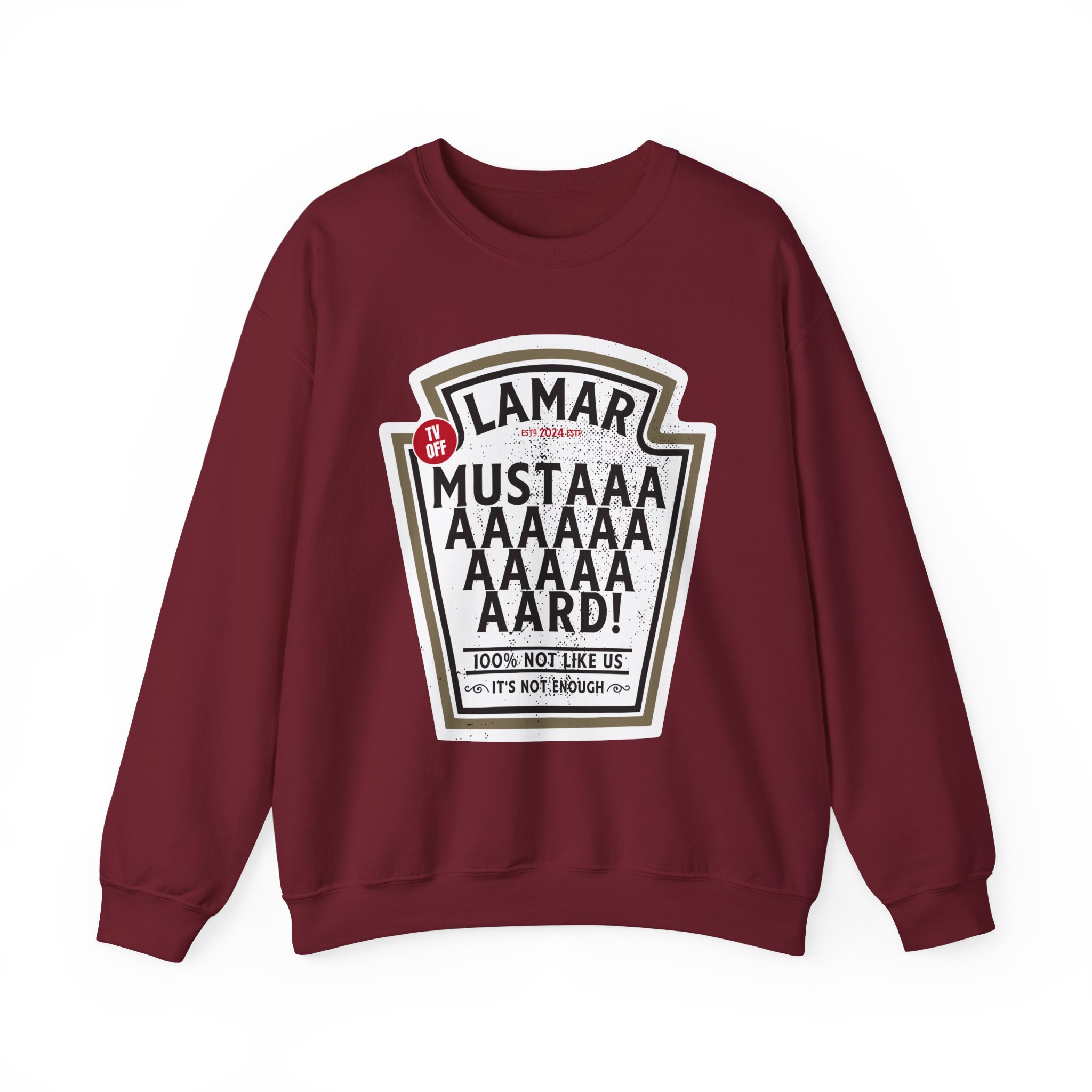 Kendrick Lamar Mustard Tv Off Unisex Heavy Blendâ„¢ Crewneck Sweatshirt