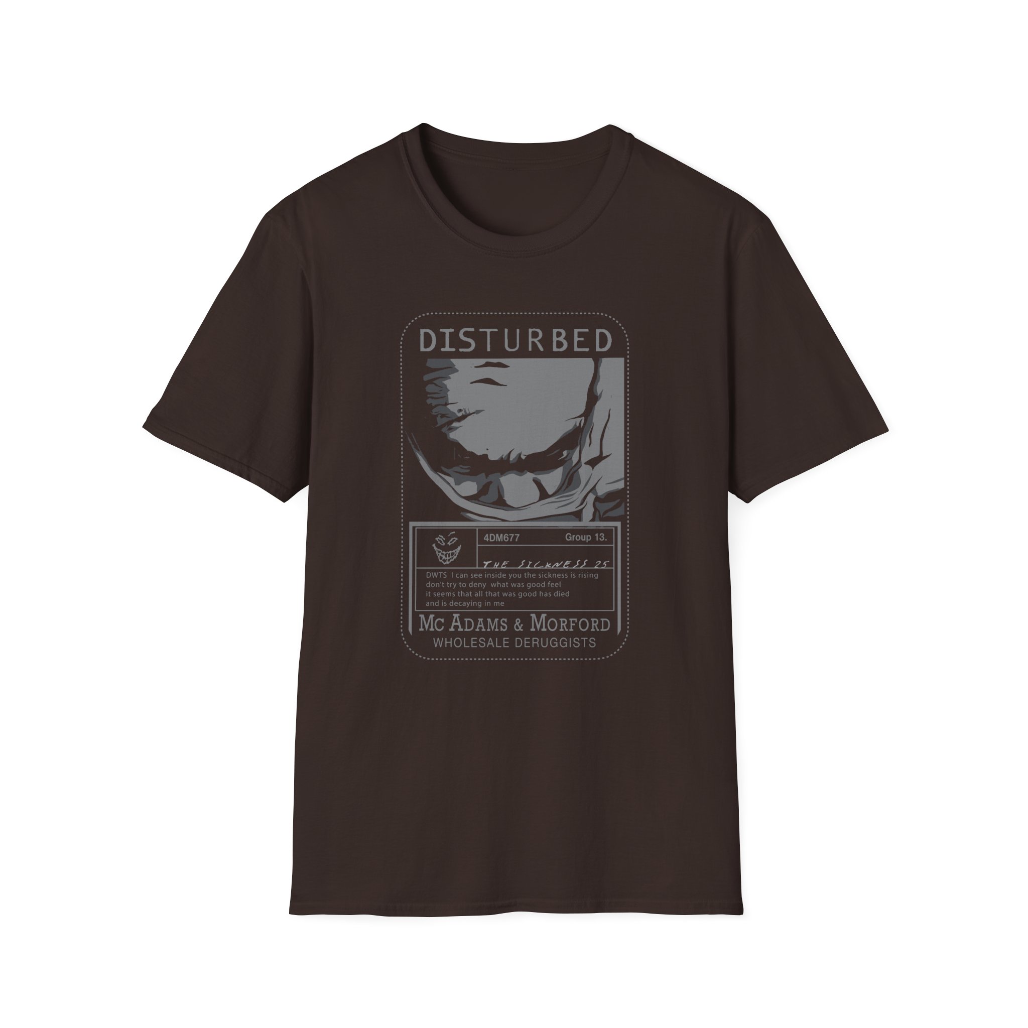 Disturbed Card Unisex Softstyle T-Shirt