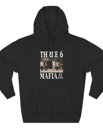 Three 6 Mafia Ridin Spinners Three-Panel Fleece Hoodie
