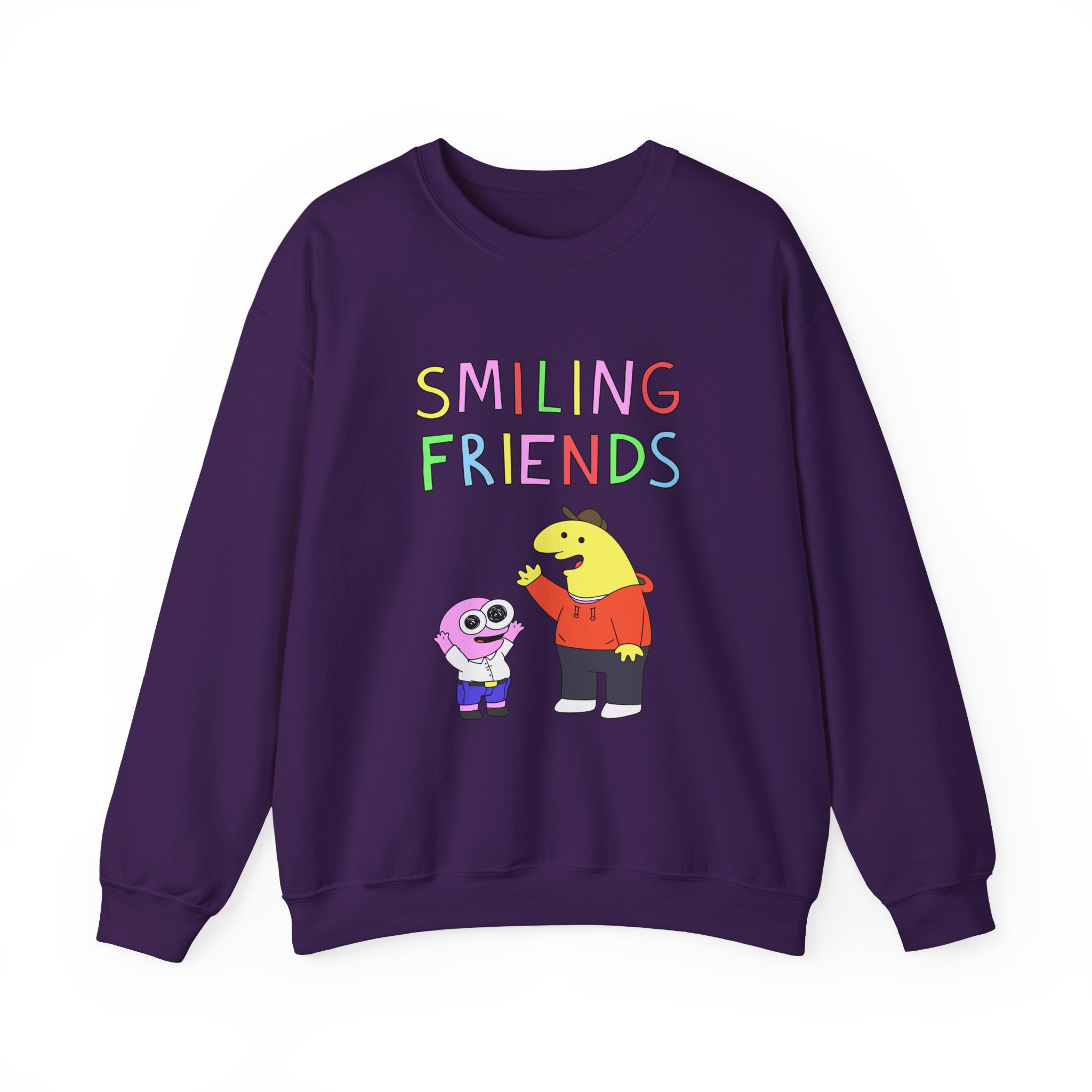 Smiling Friends Charlie Pim Allan Glep Unisex Heavy Blend Crewneck Sweatshirt