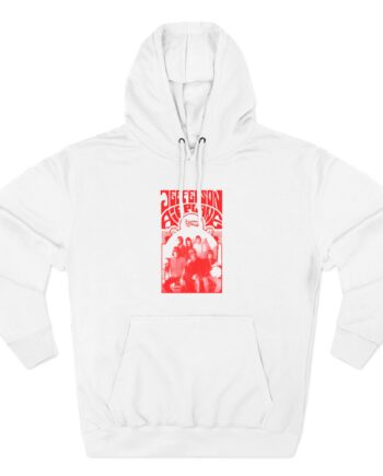 Jefferson Airplane Band Photo Three-Panel Fleece Hoodie