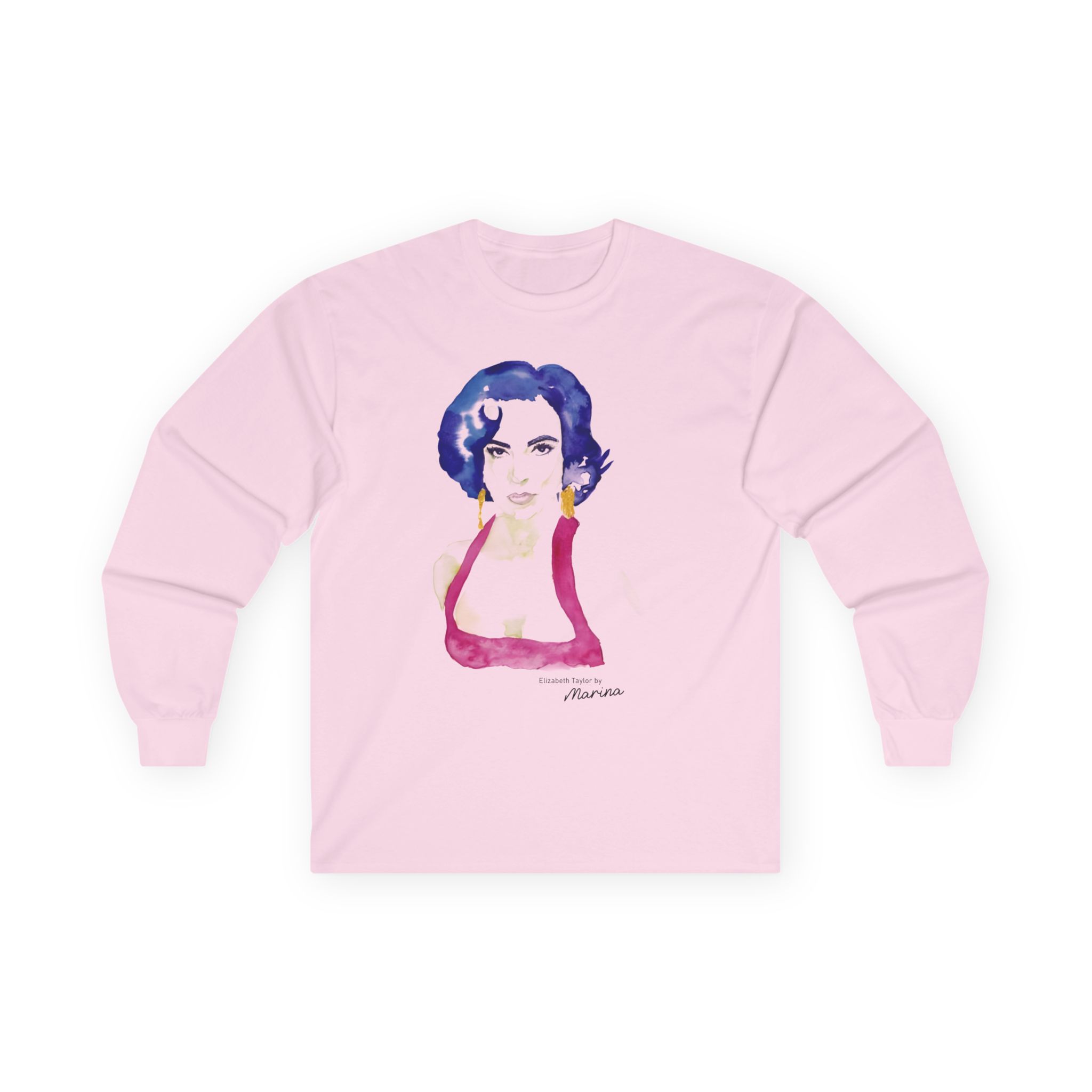 Marina Elizabeth Taylor Illustration Unisex Ultra Cotton Long Sleeve Tee