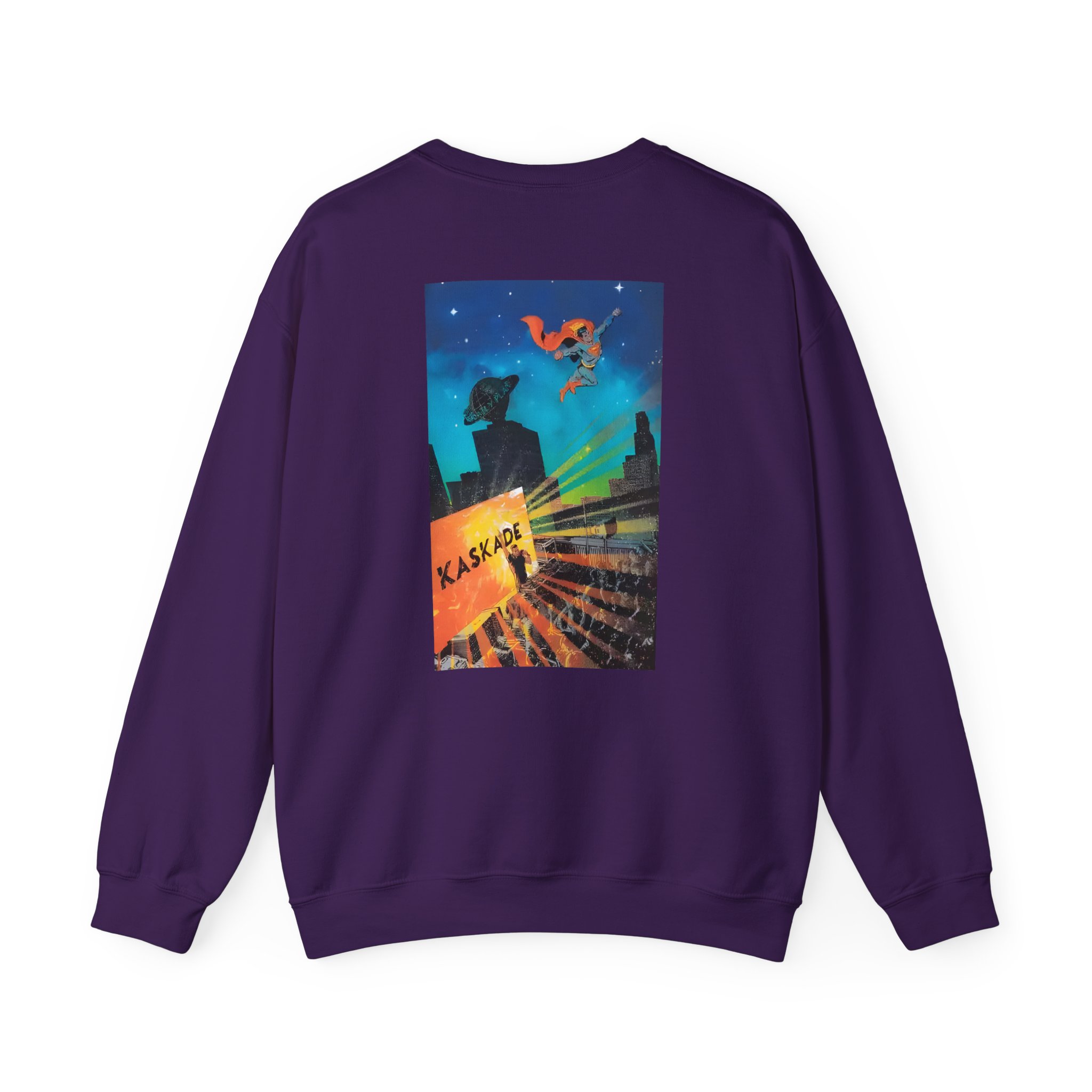 Kaskade X Superman Comic Unisex Heavy Blendâ„¢ Crewneck Sweatshirt