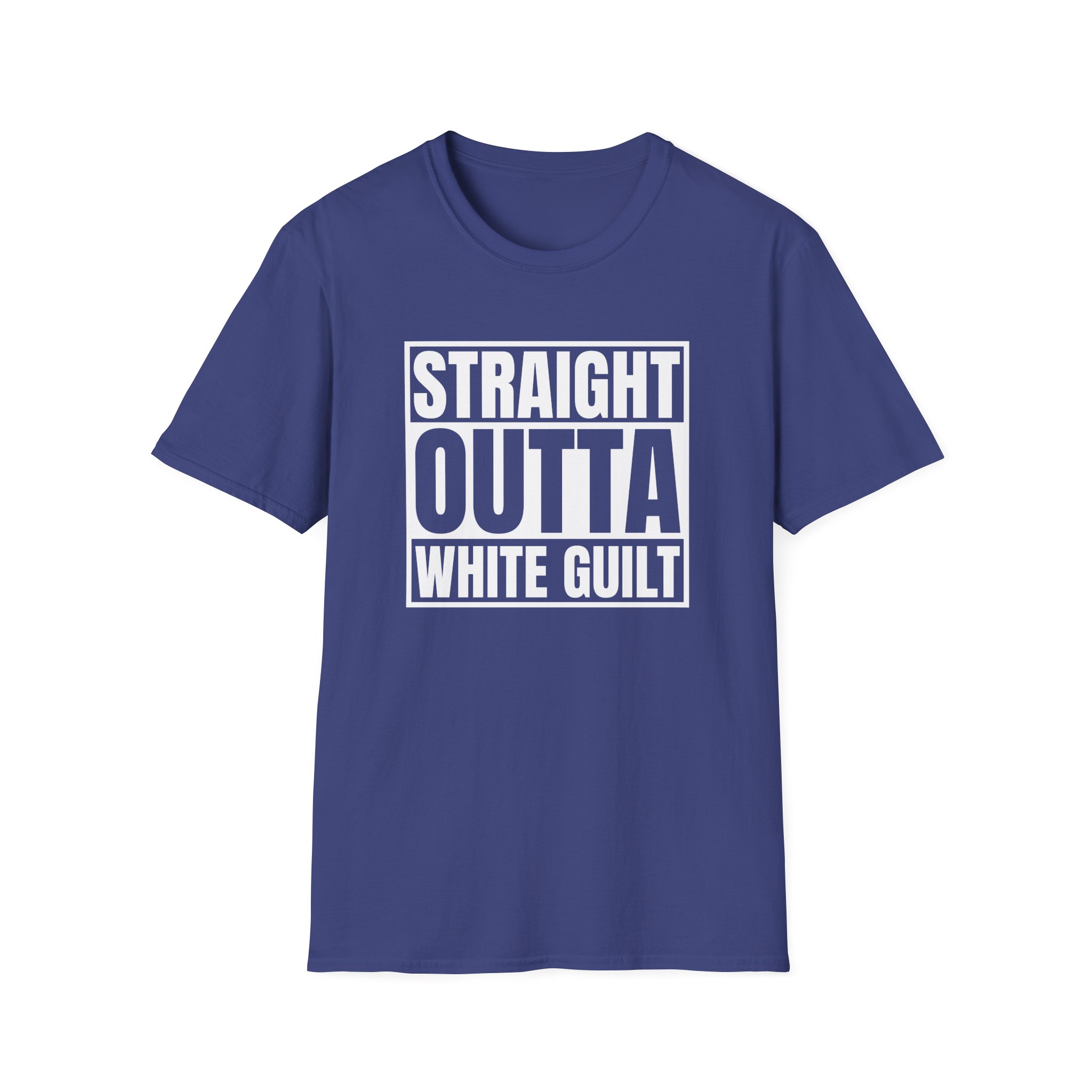 Upchurch Straight Outta White Guilt Unisex Softstyle T-Shirt
