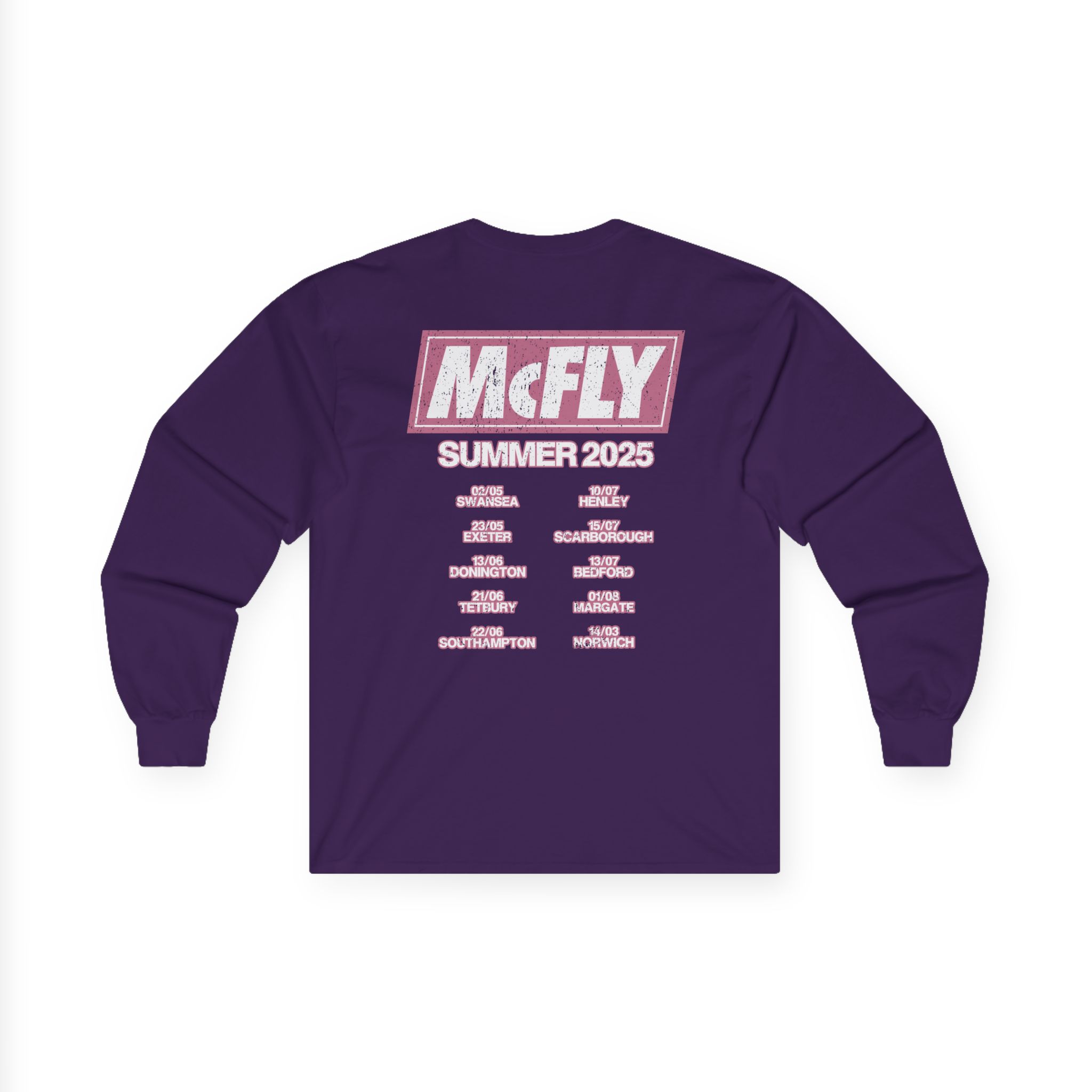 Mcfly Summer 2025 Tour Unisex Ultra Cotton Long Sleeve Tee